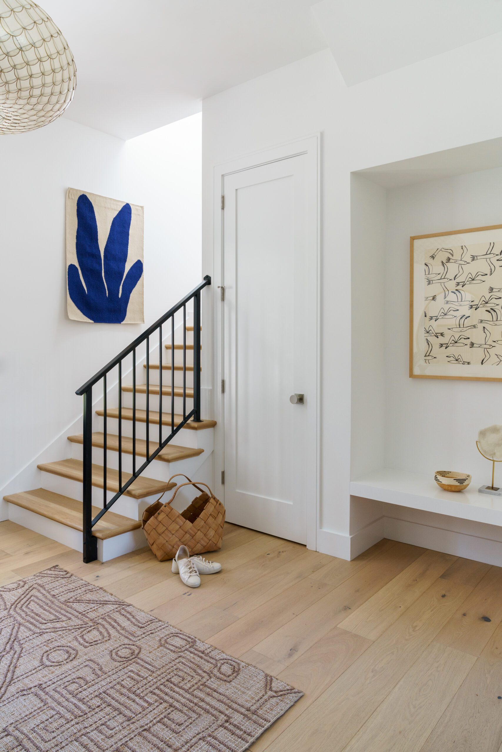 Painting and Entryway Bench