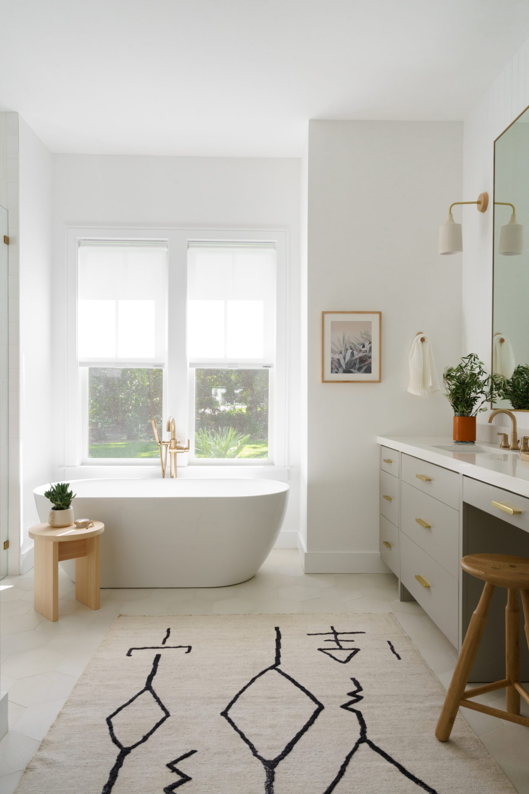 Tucked Away Standing Tub