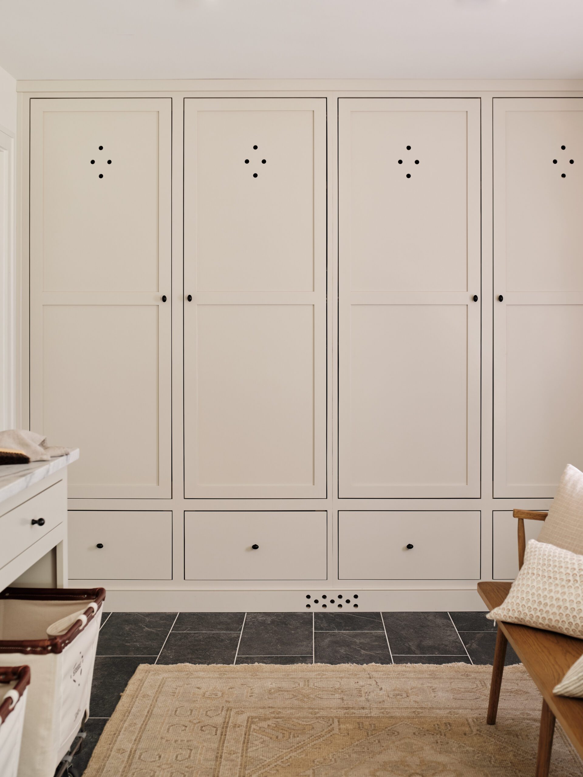 Storage Lockers with Small Detailing
