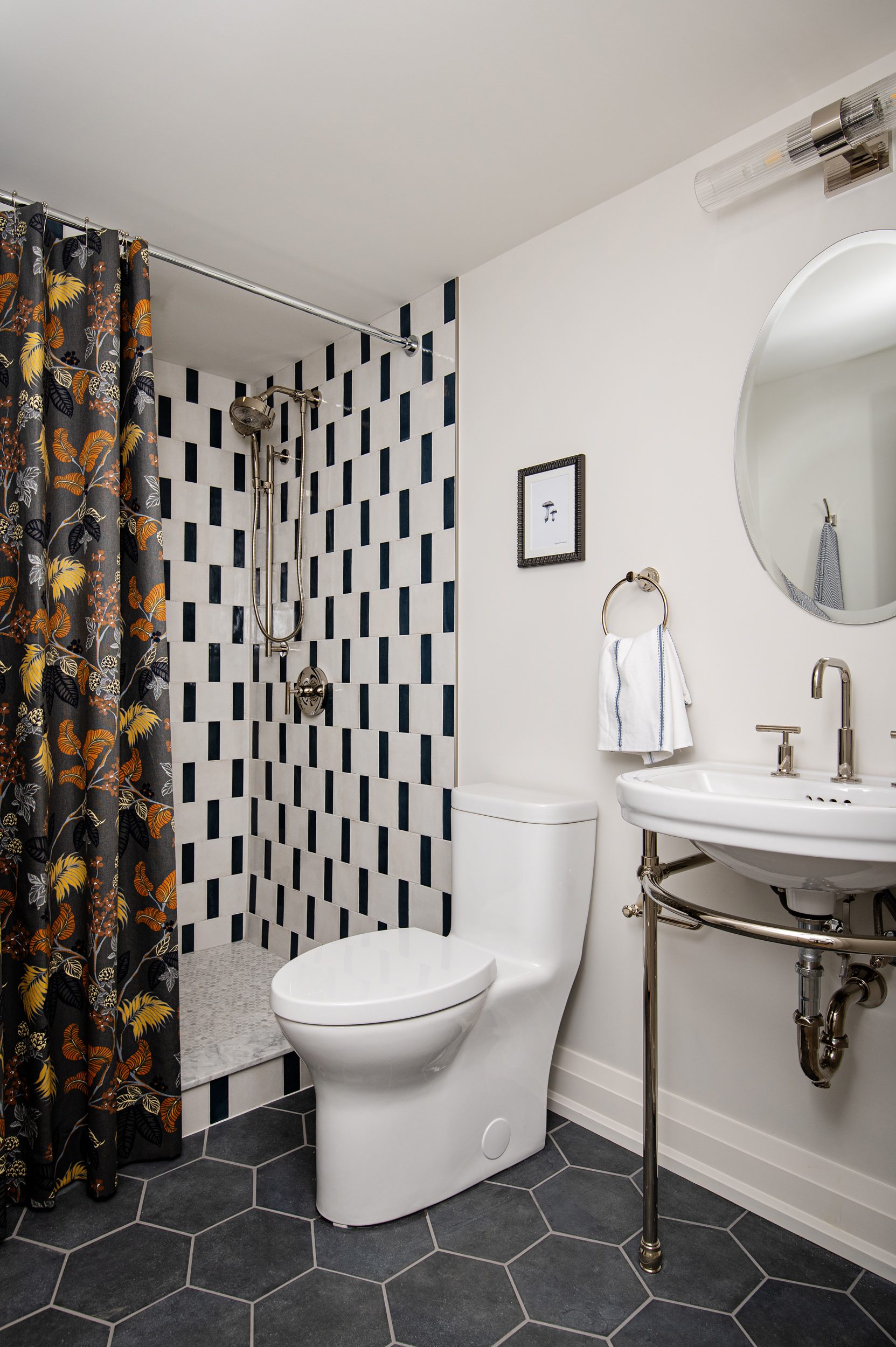 Bold Tiled Bathroom