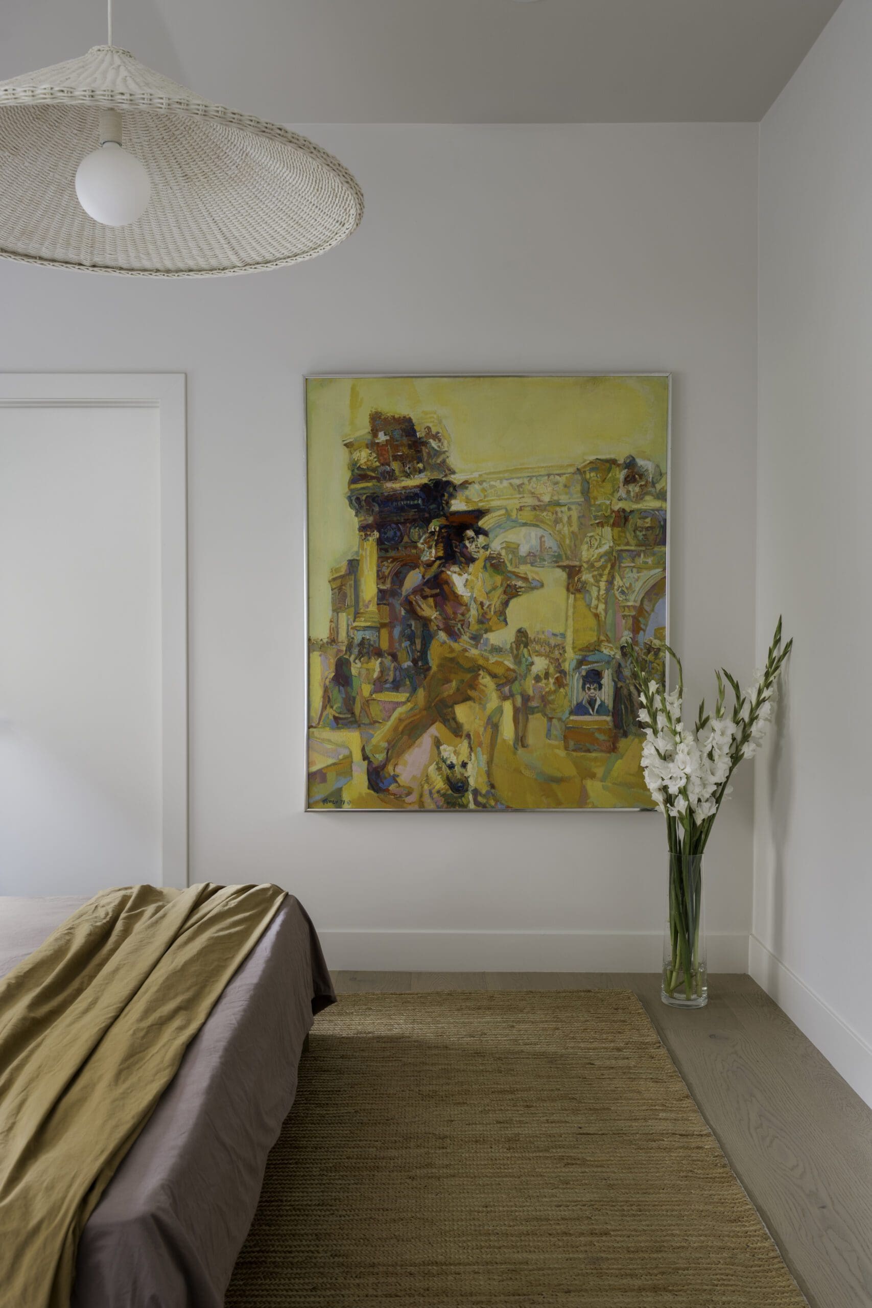 Statement Yellow Art Piece