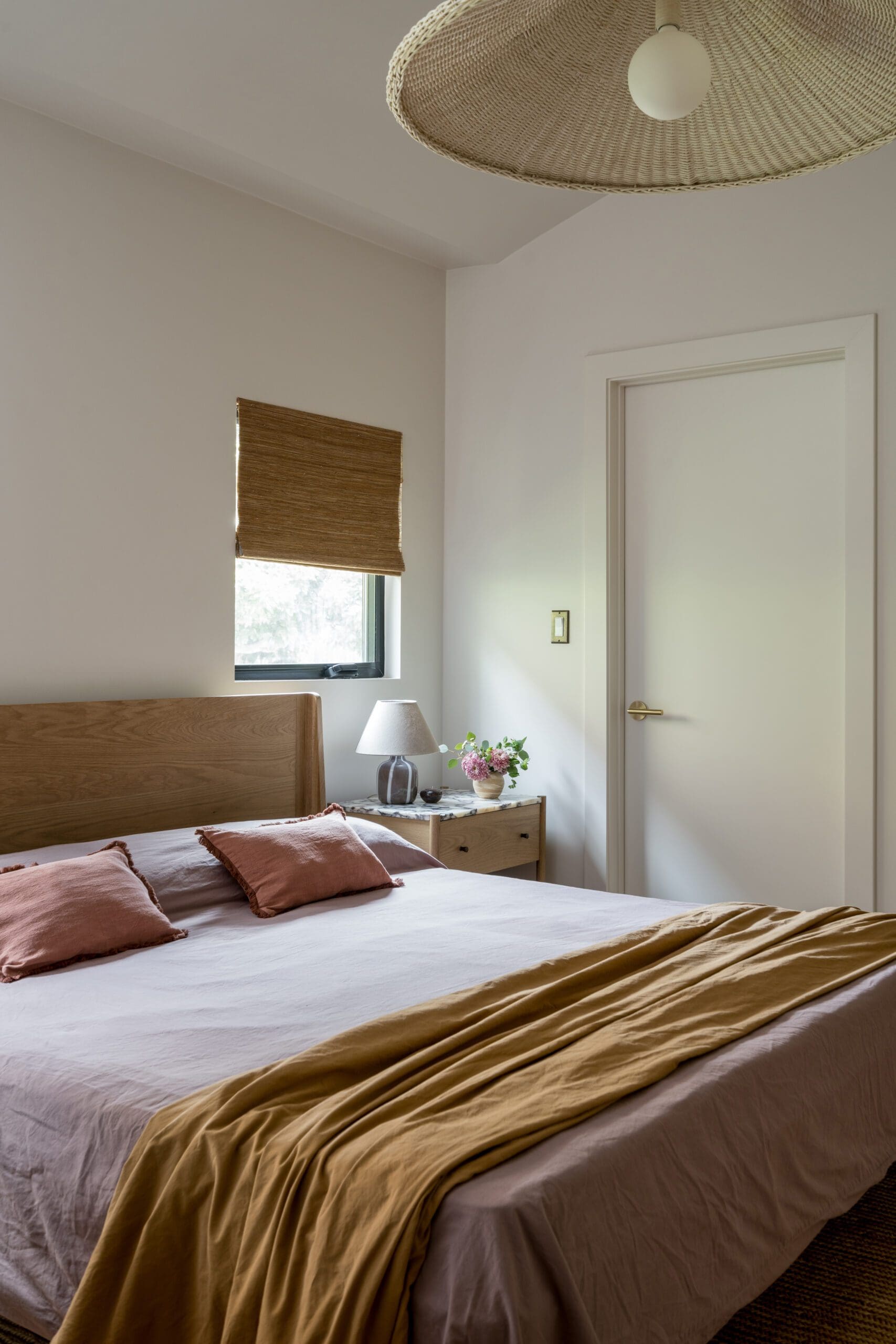 Slightly Pink with Wood Tones