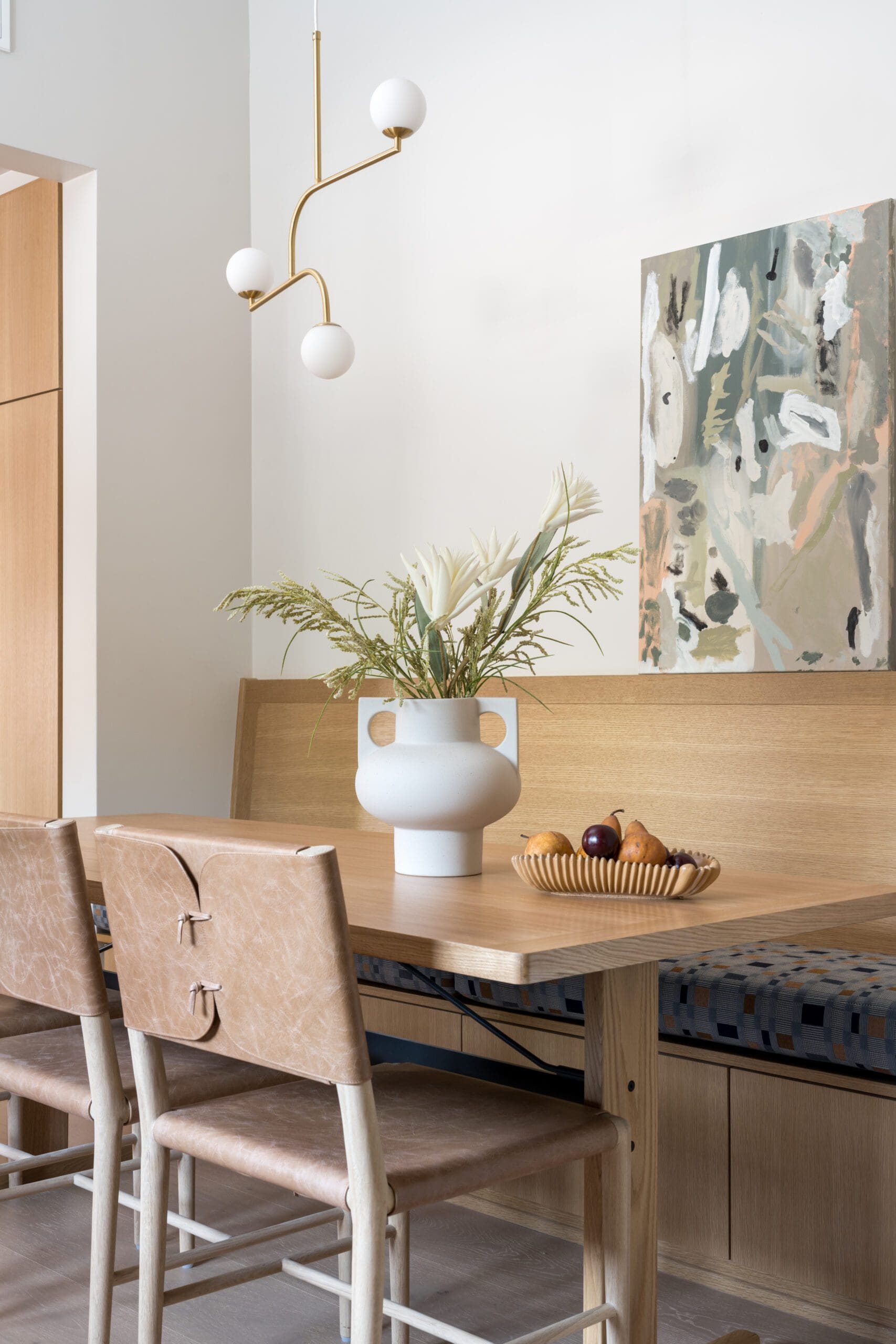 Dining Room with Painting