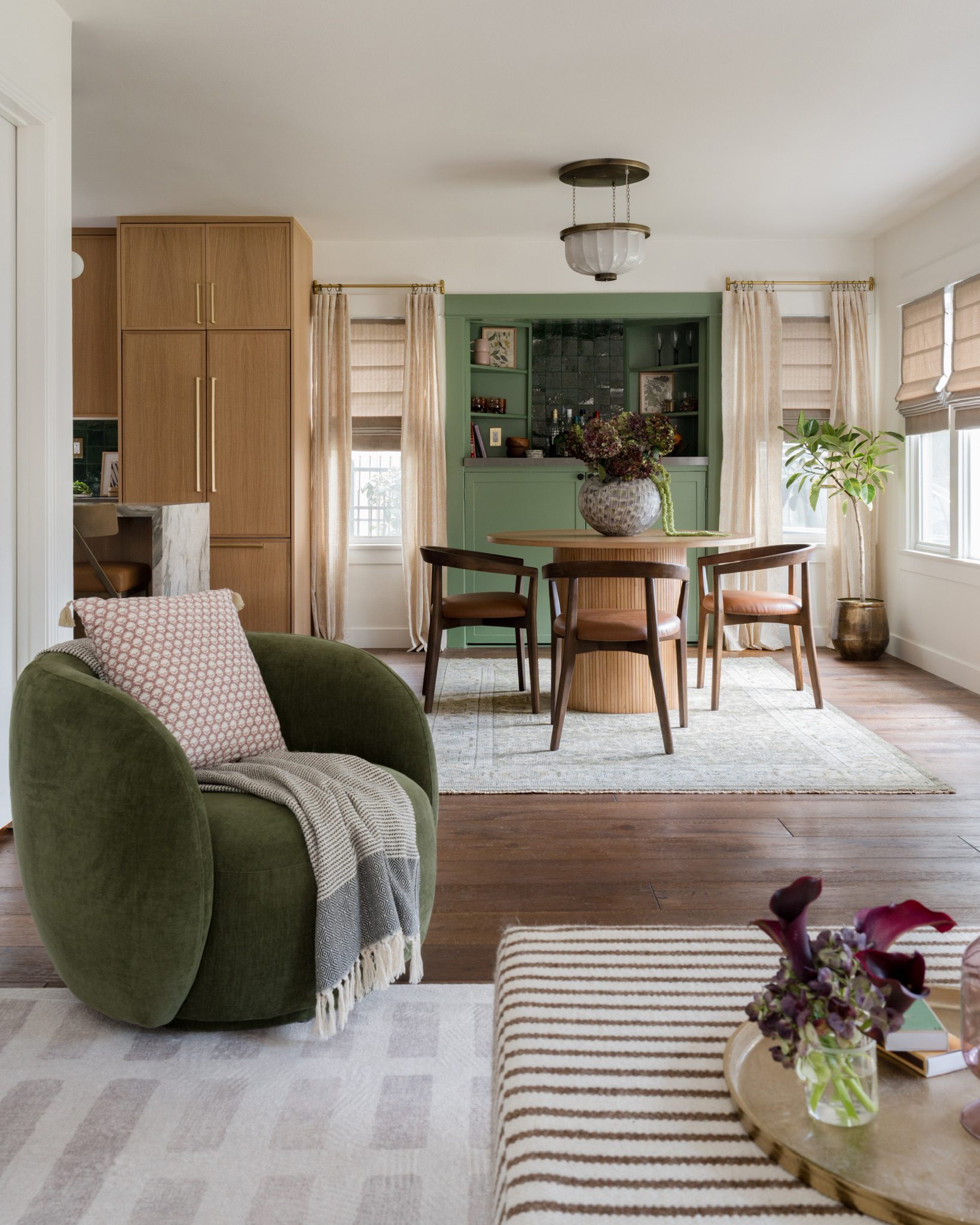 Living Room into Dining Area