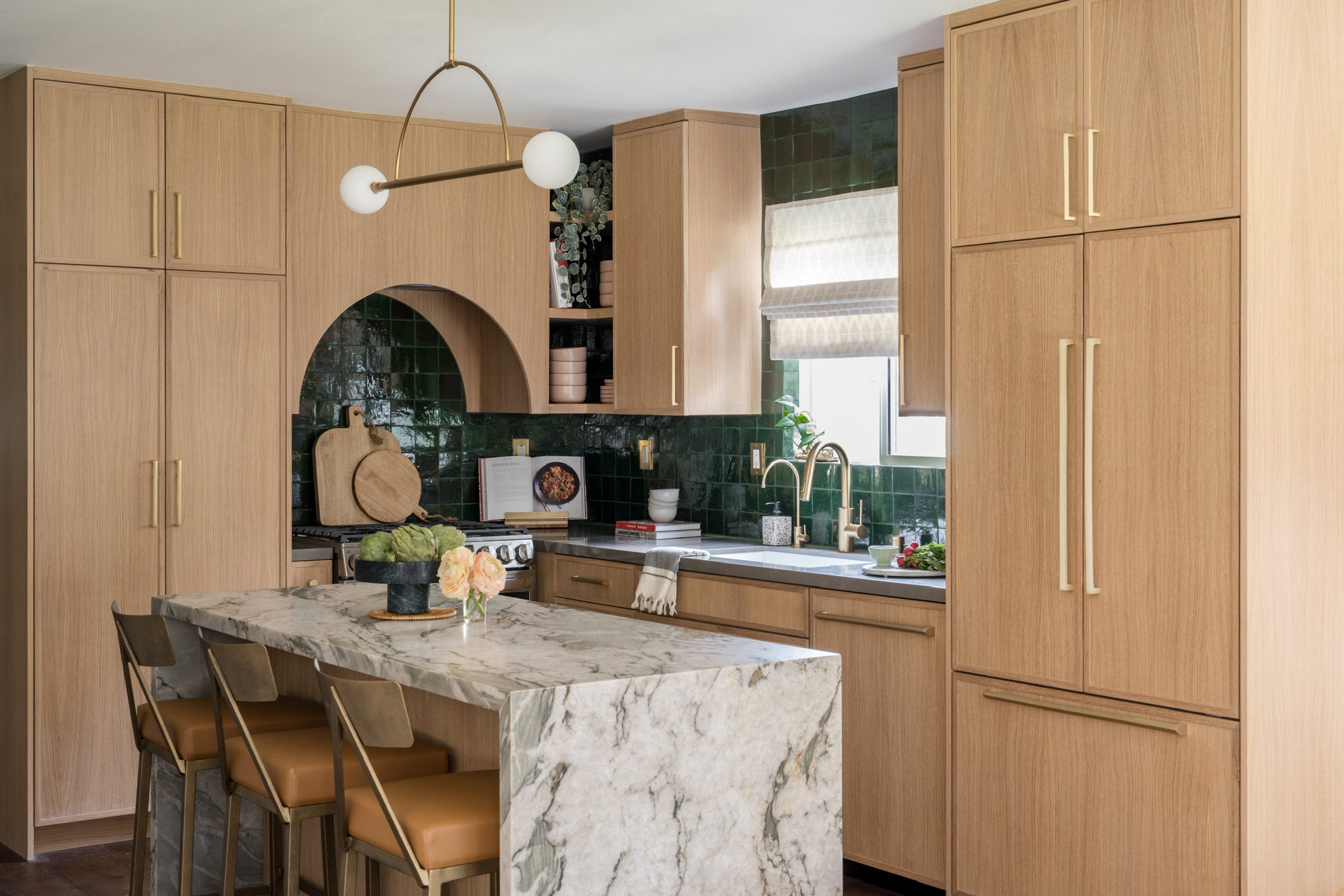 Built-In Wooden Cabinets
