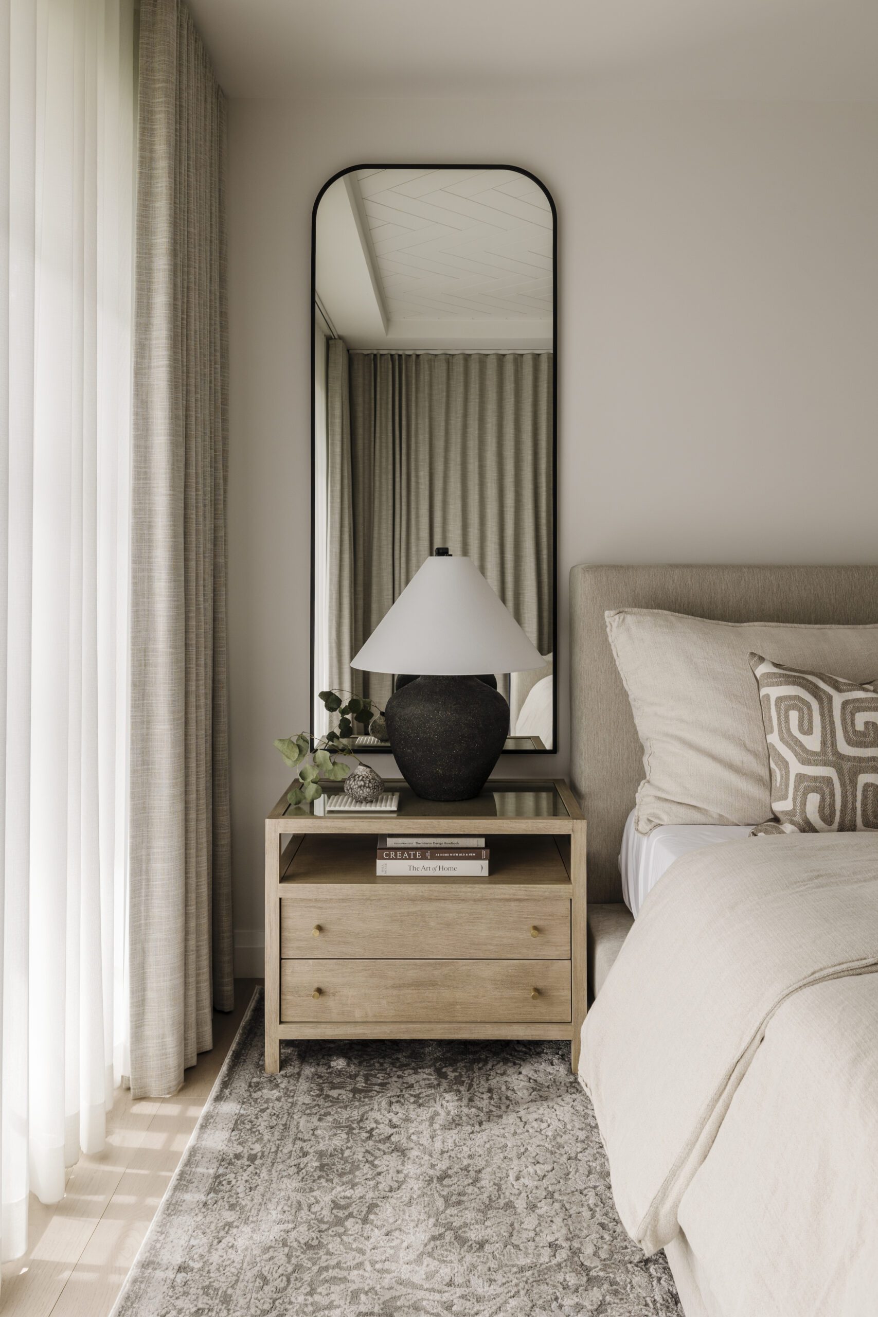 White Side Table Detailing