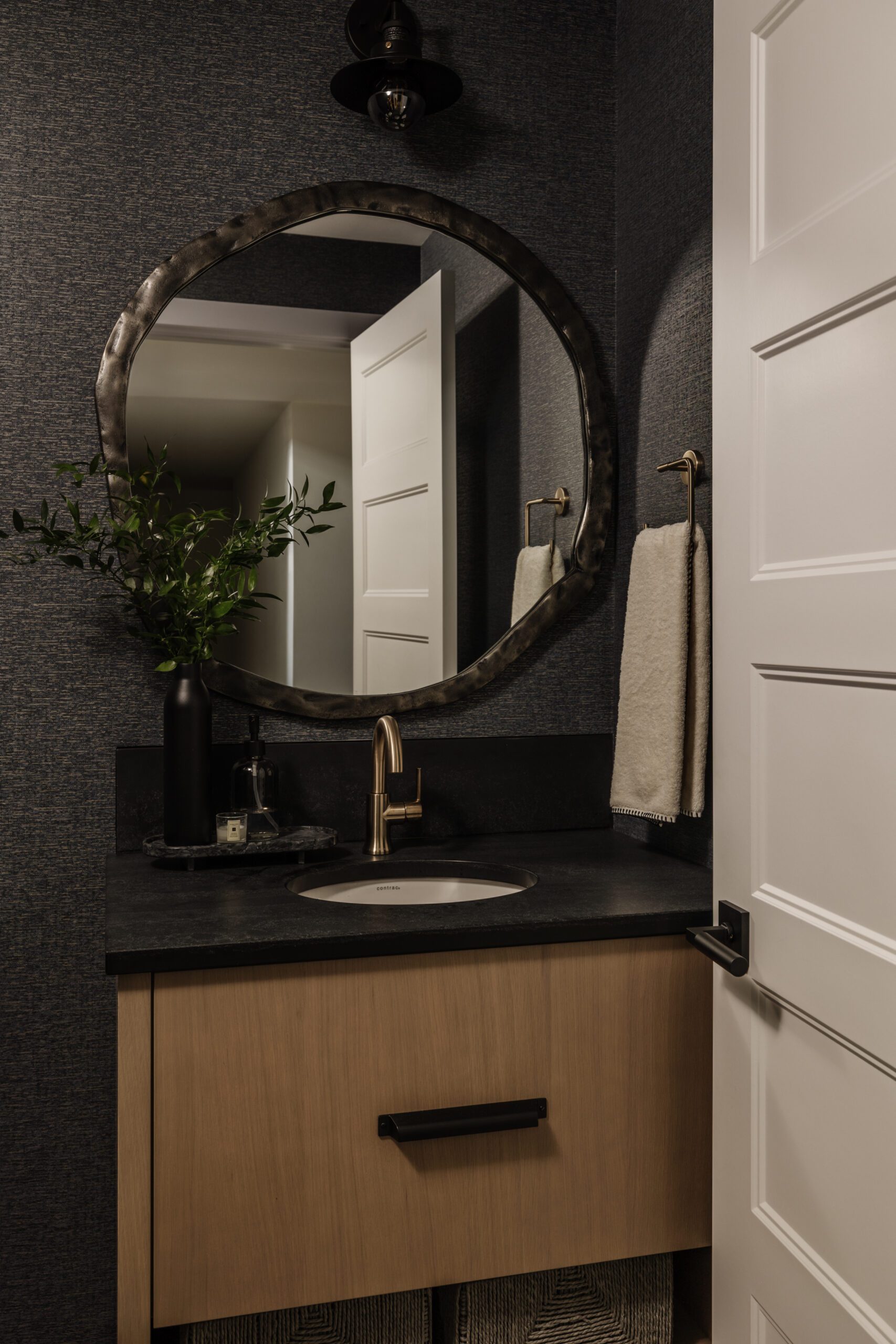 Power Room Circle Mirror