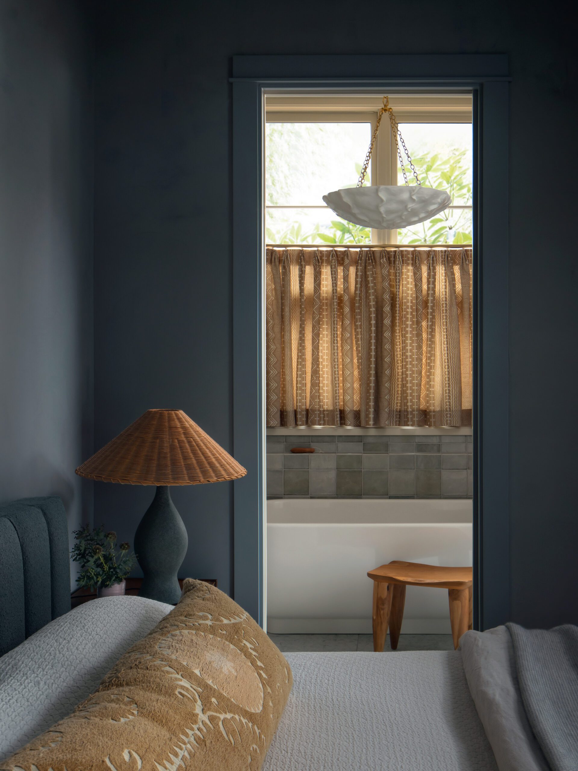 Bedroom into Bathroom