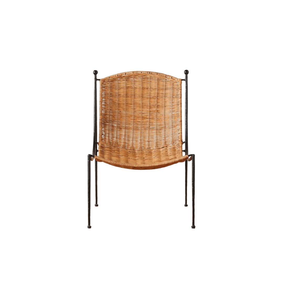 Woven lounge chair indoor outdoor