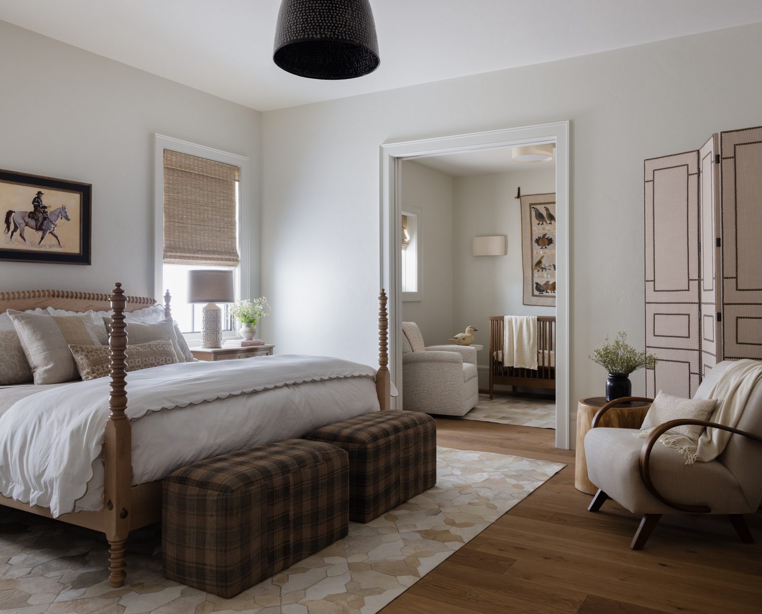 Bedroom Ajoining a Children's Nursery