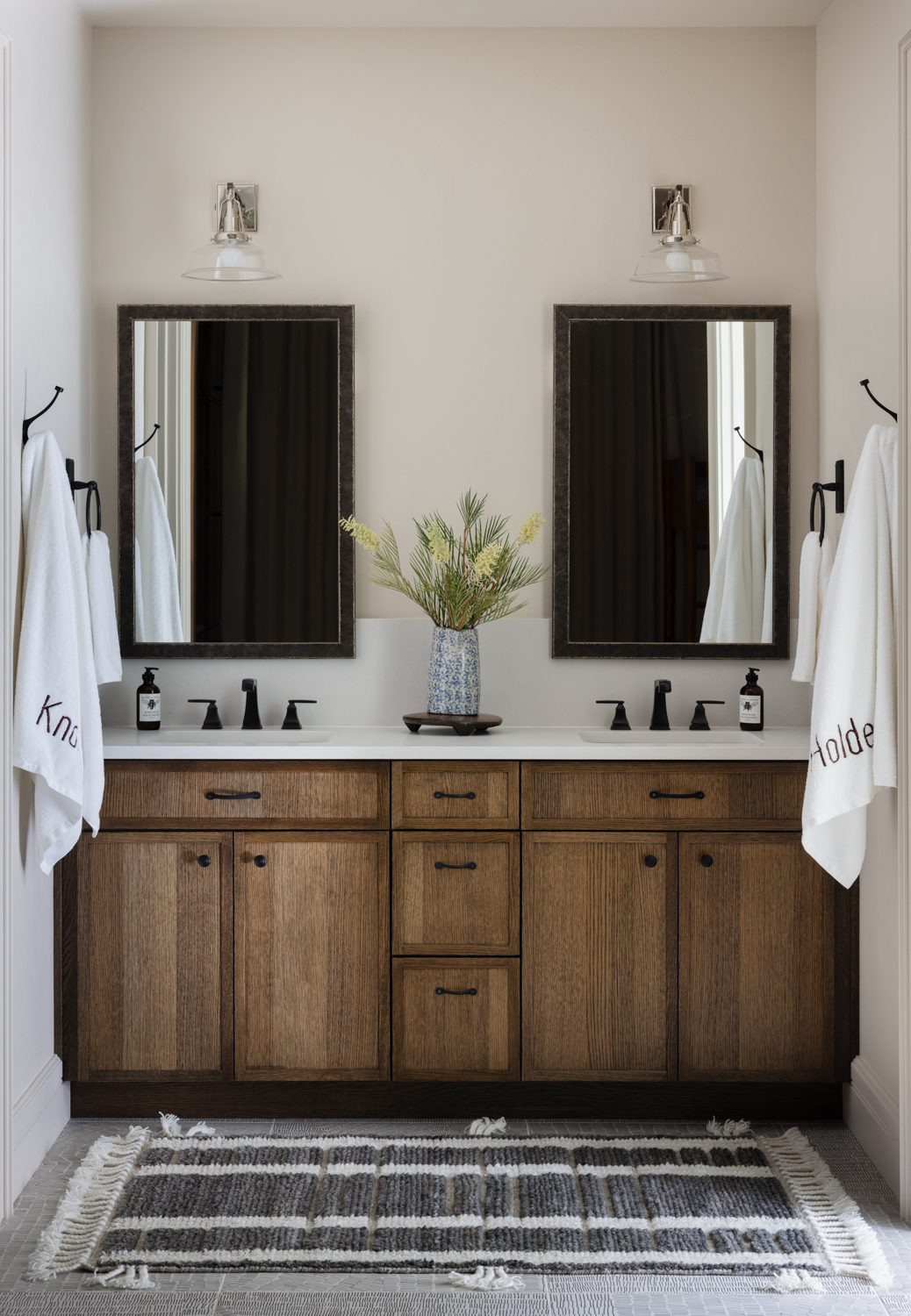 Double Vanity Bathroom