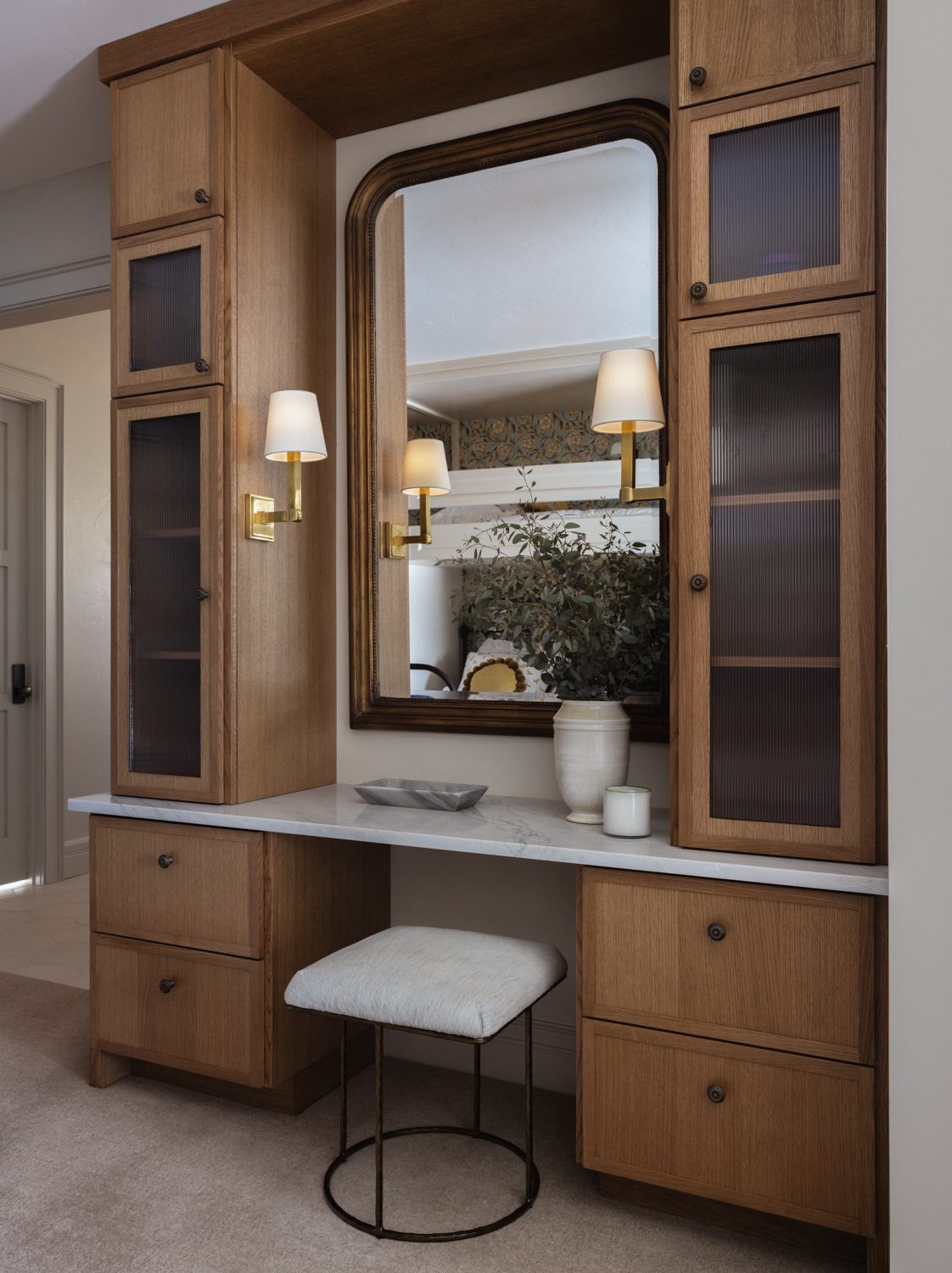 Built-In Wooden Vanity