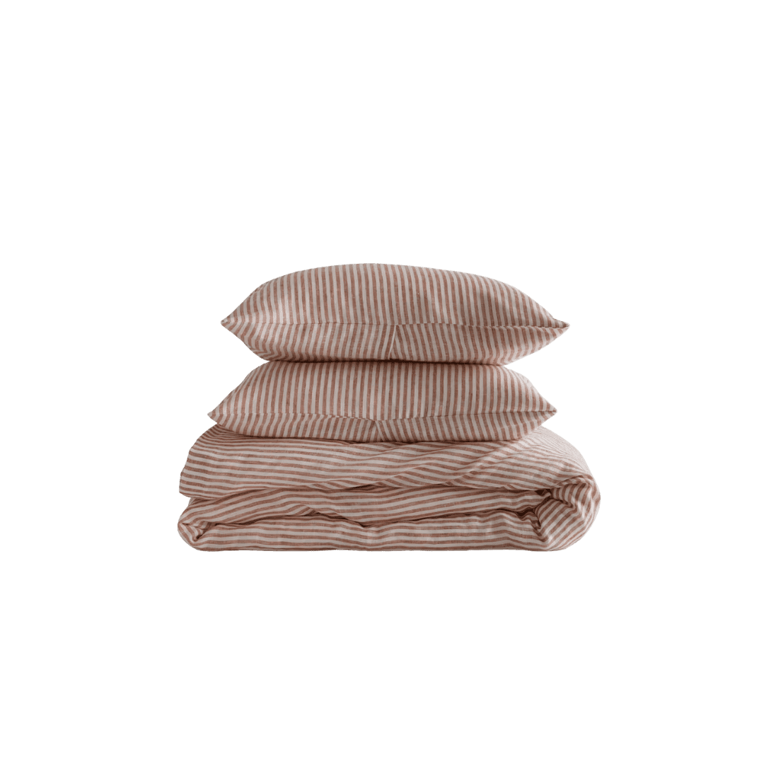 Striped duvet cover