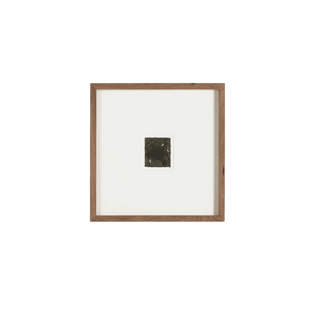 Minimalist artwork center of frame