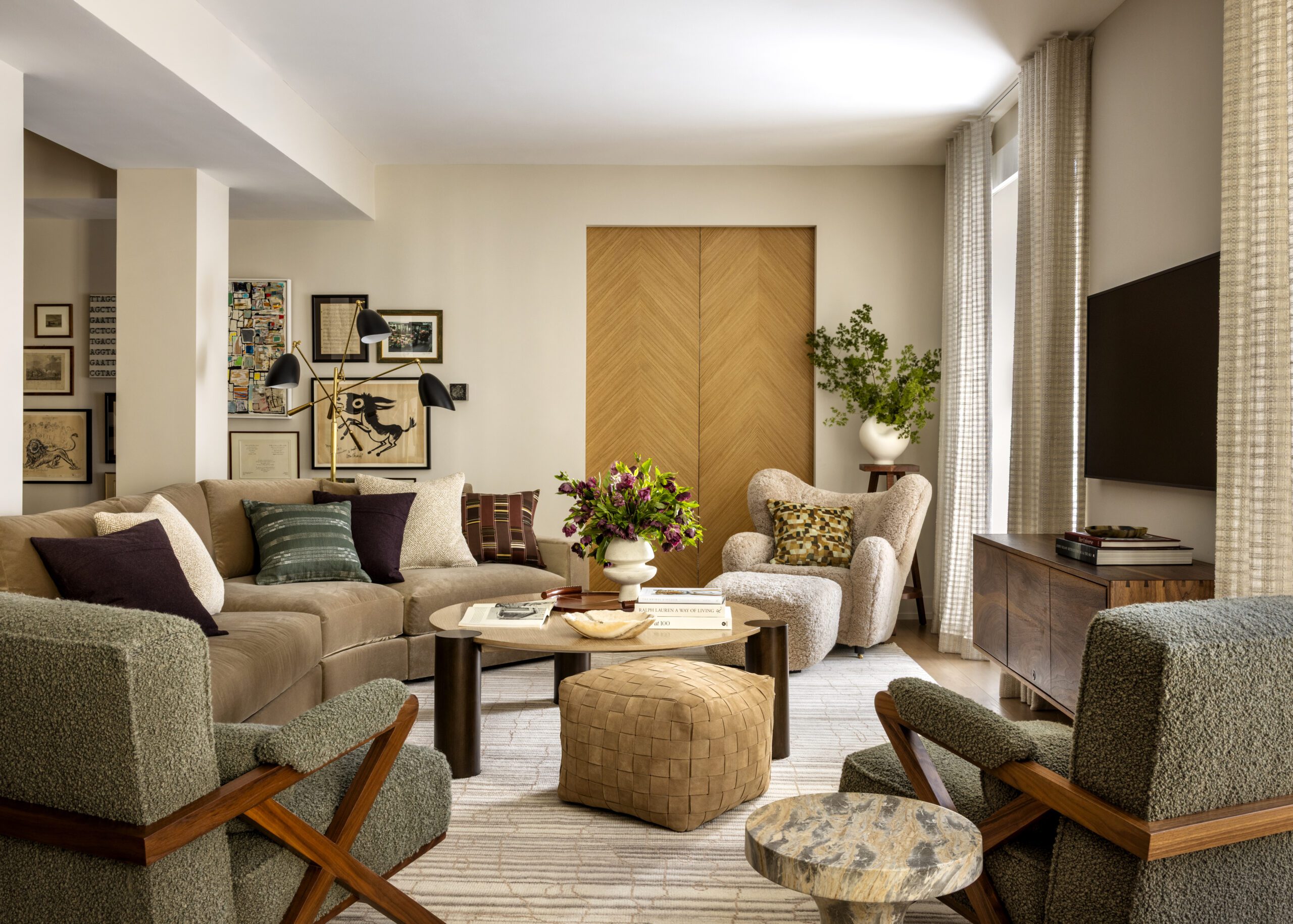 Cozy Earthy Living Room