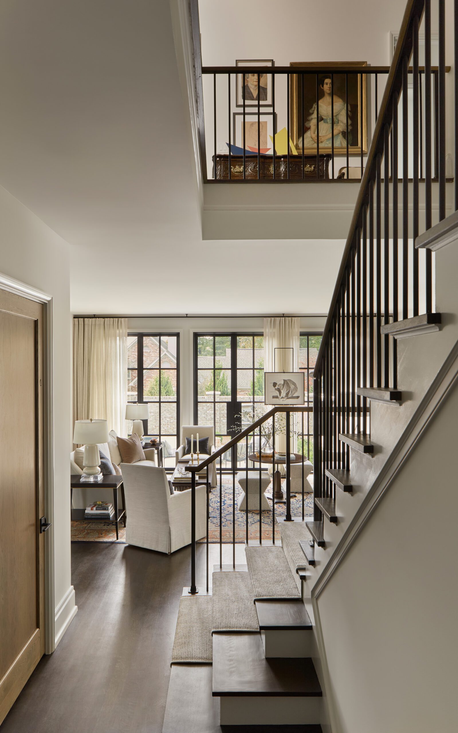 Staircase Into Living Room