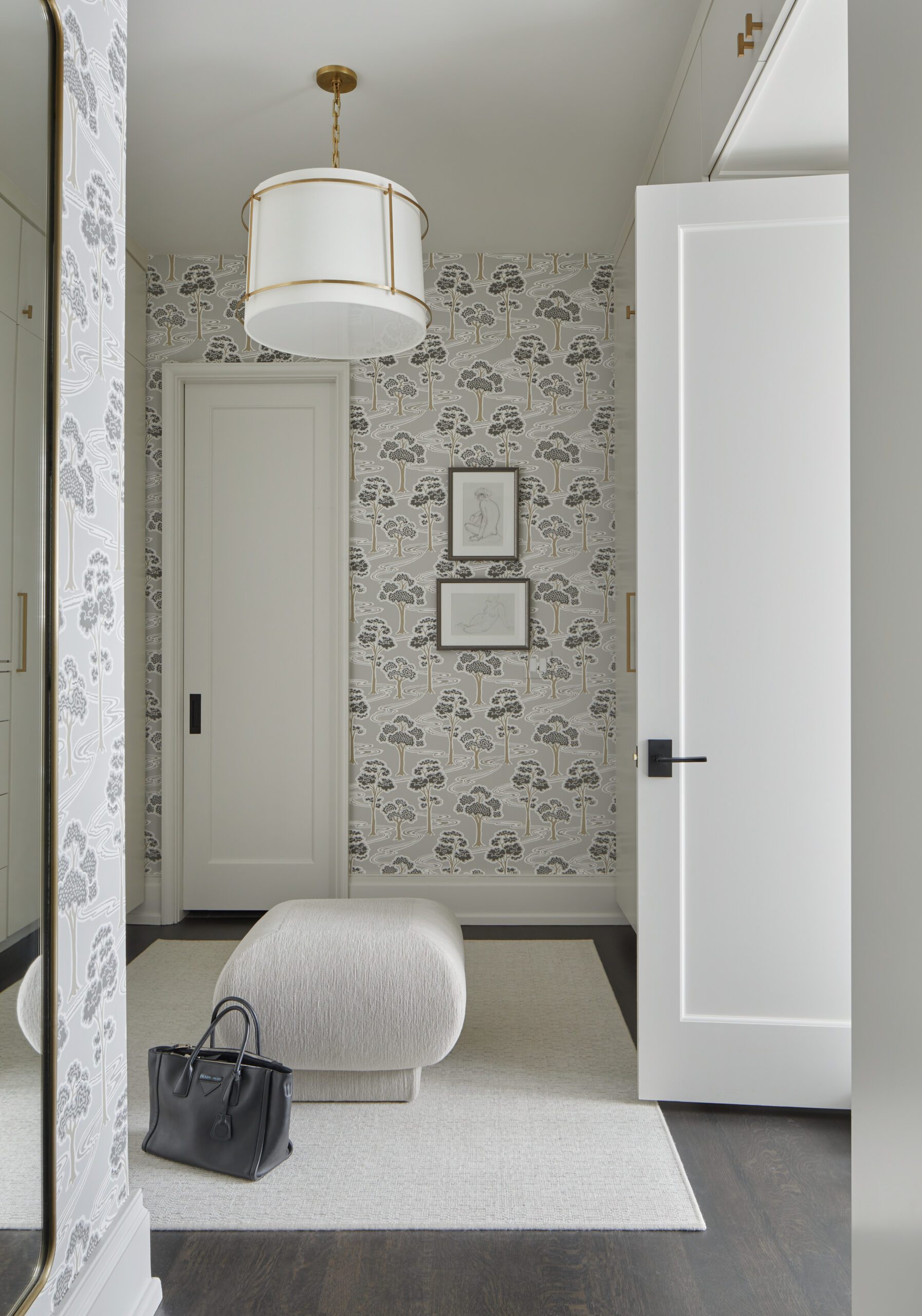 Tree Wallpaper Staircase Landing