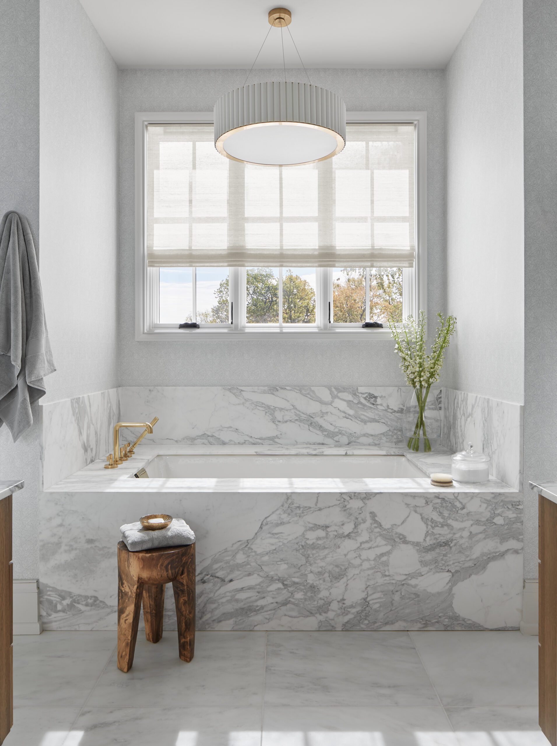 Marble Bathtub with Windows