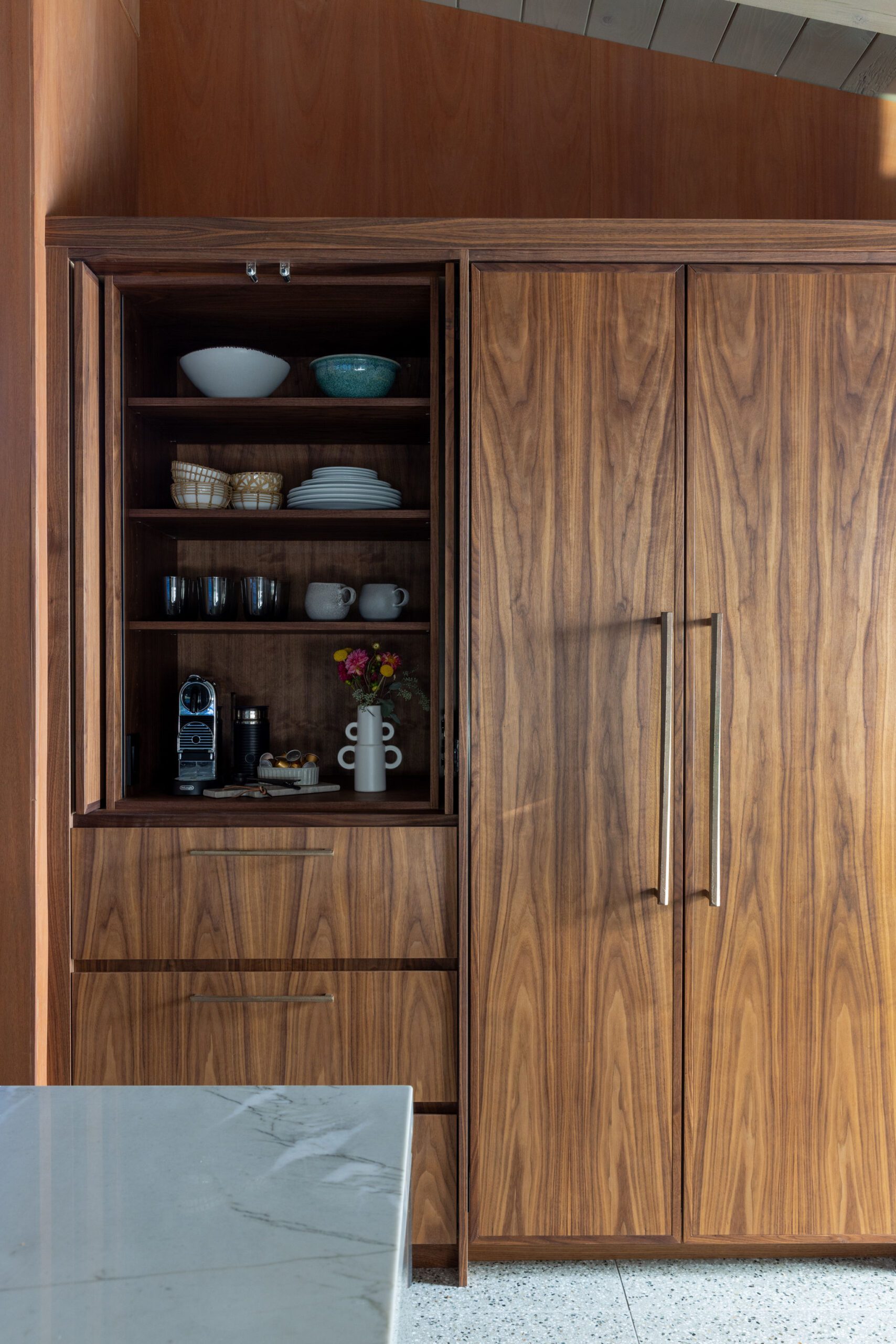 Disguised Wooden Fridge Display