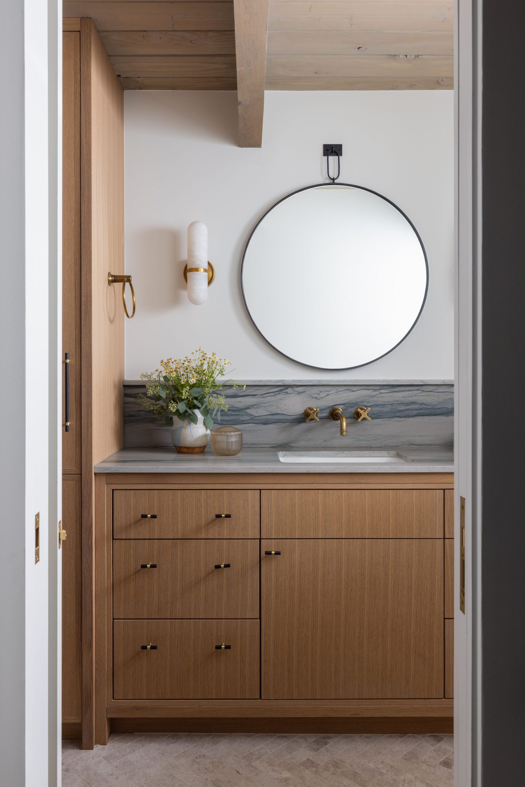 Gorgeous Blue Marble Vanity