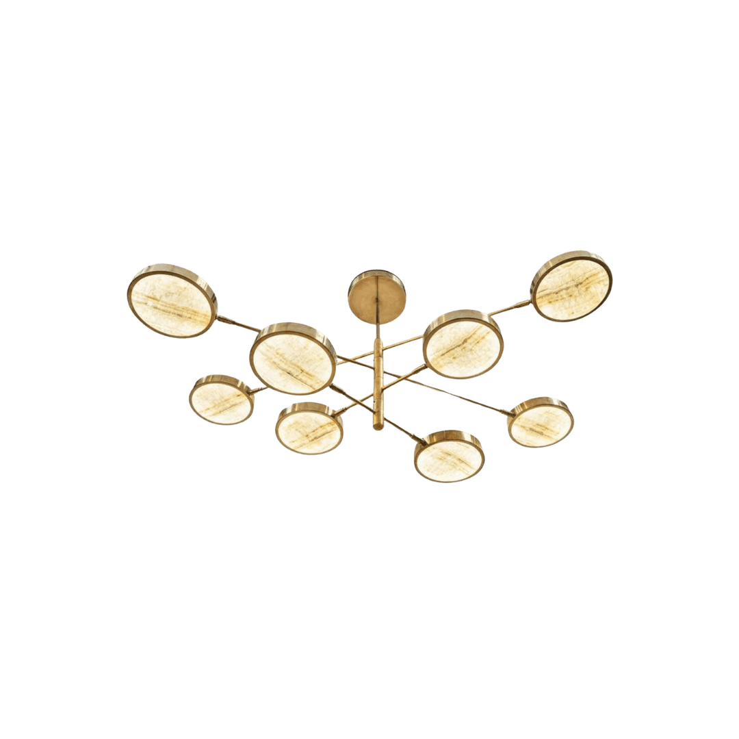 8 Legged Stone Chandelier