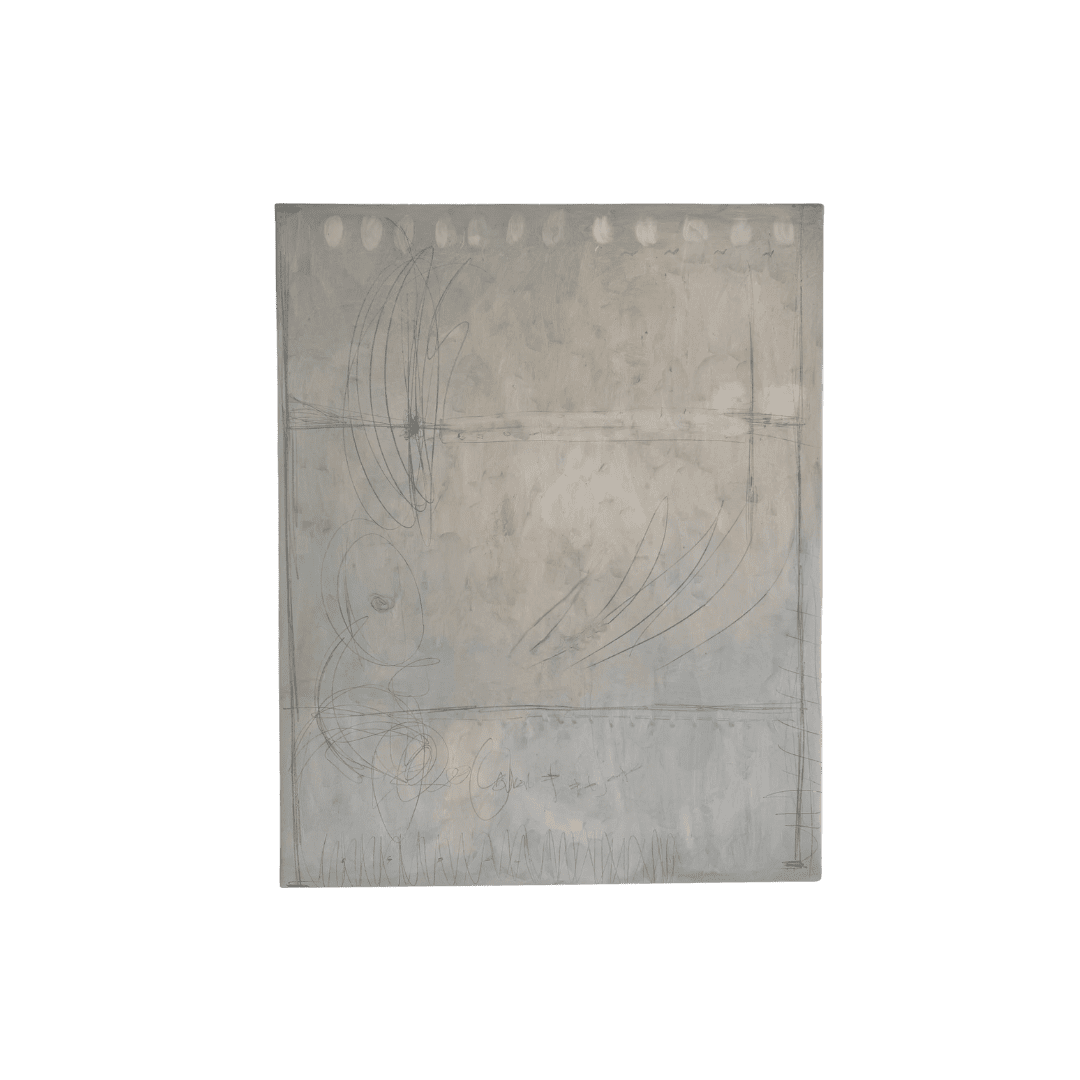 Abstract neutral oil painting