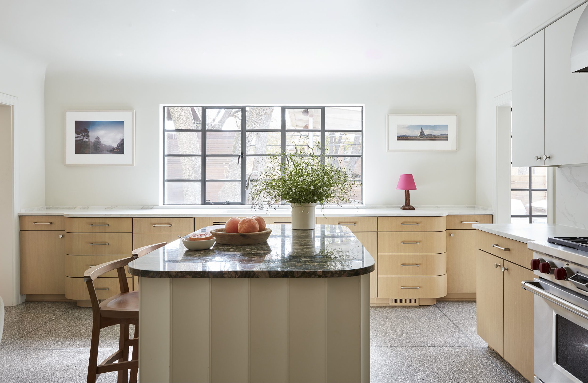 Modern airy kitchen design