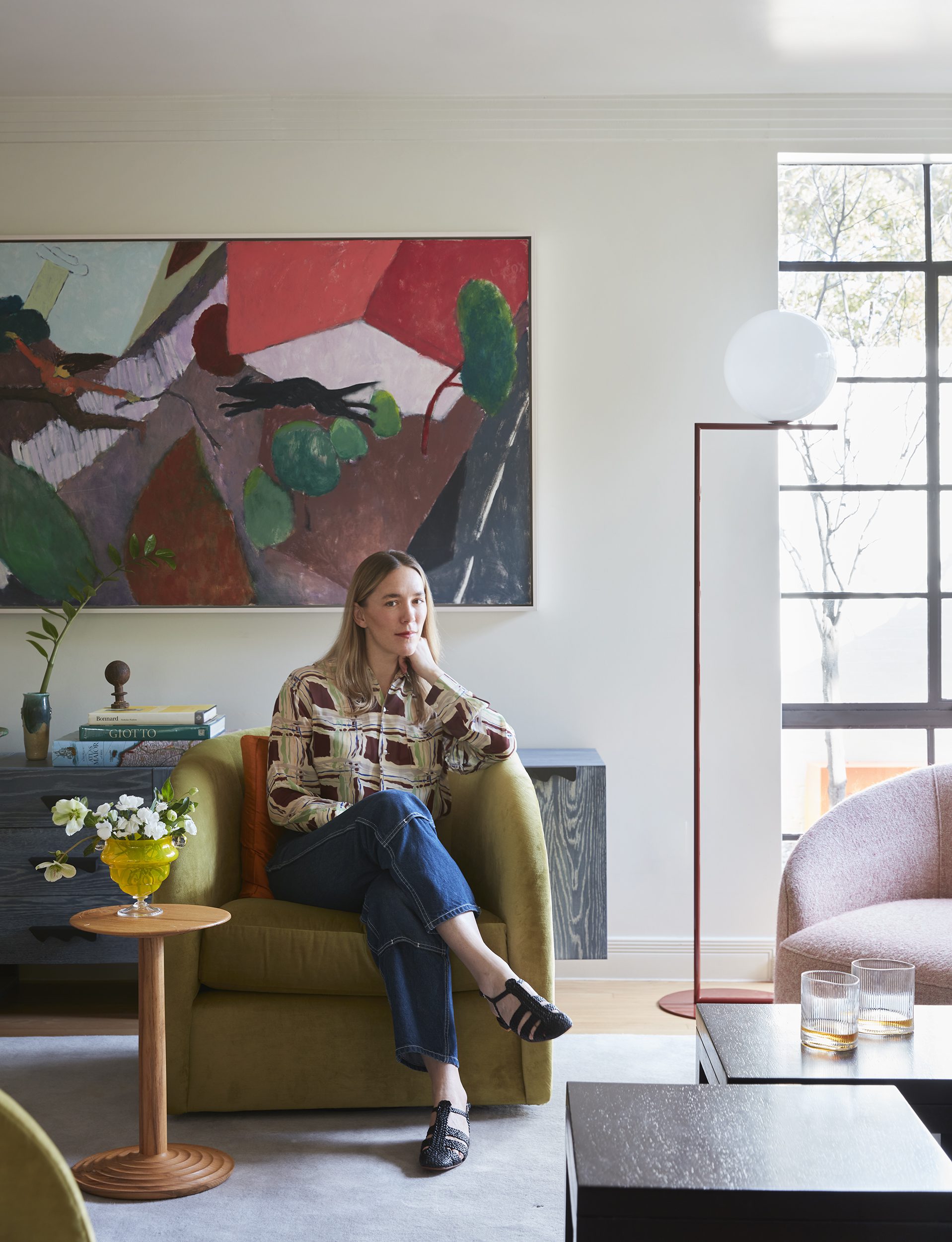 Avery Cox Art Moderne living room