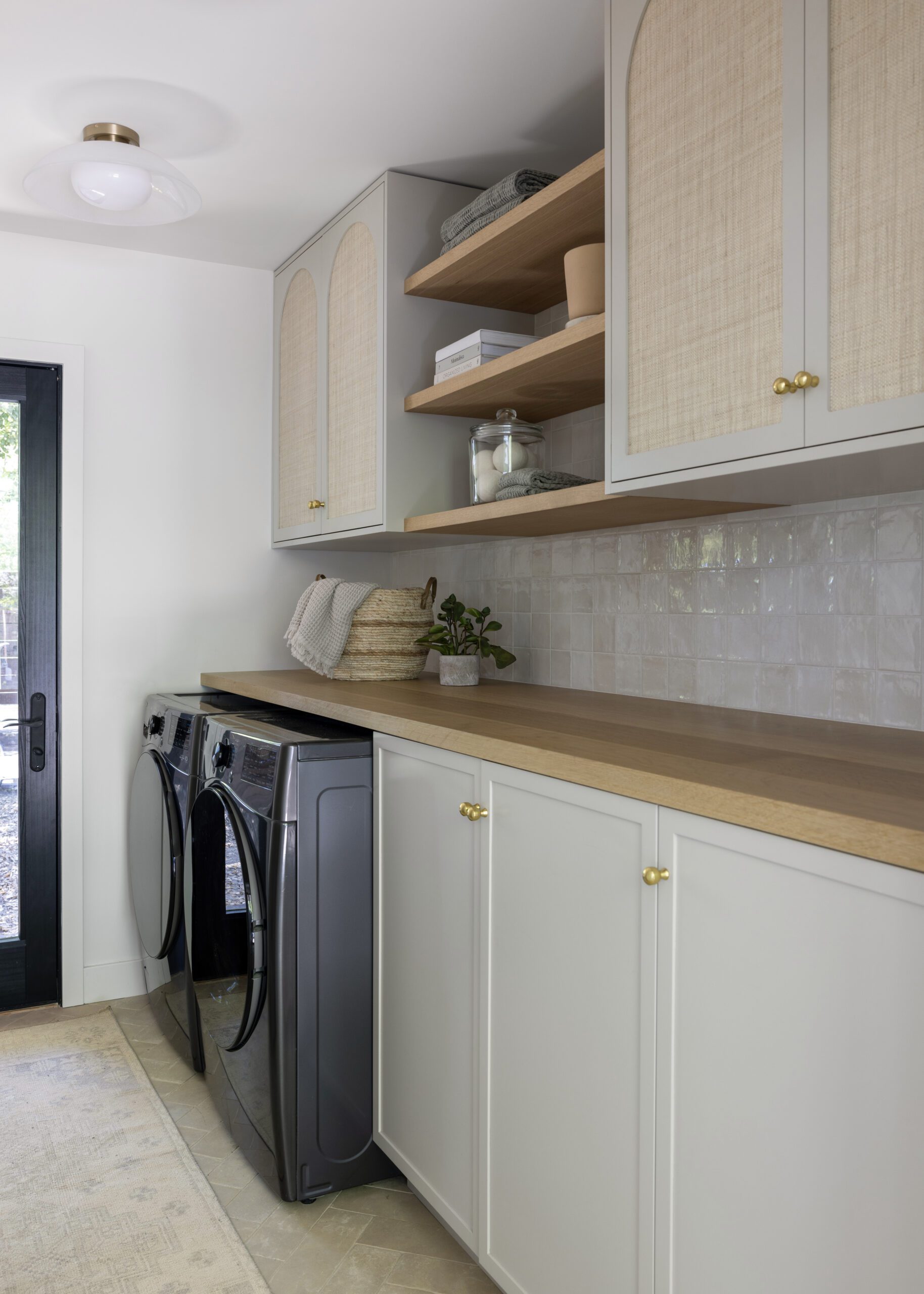 Laundry Room with Neutral Cabinets