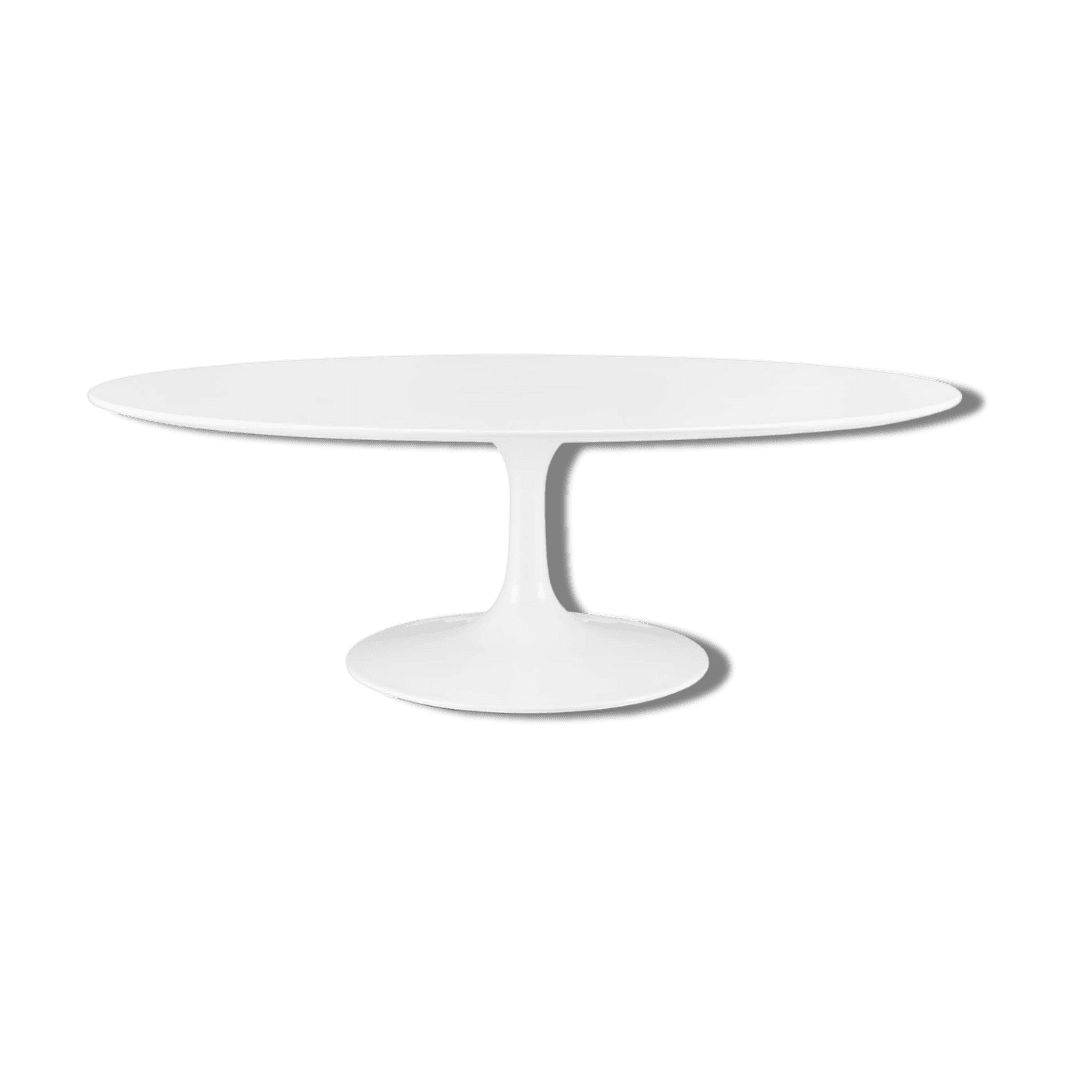 White modern coffee table