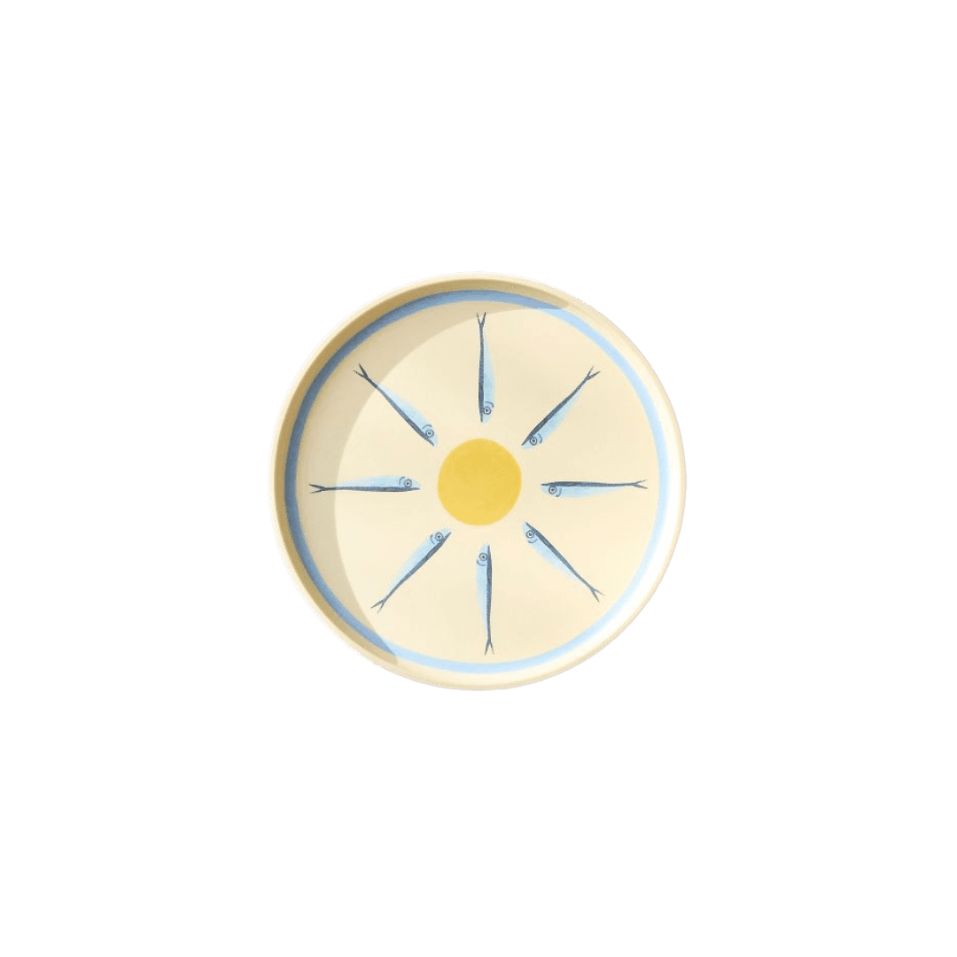 Sardine dinner plate melamine