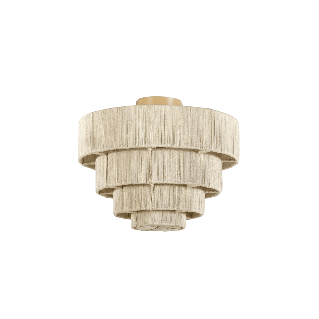 Yarn Semi-Flush Light