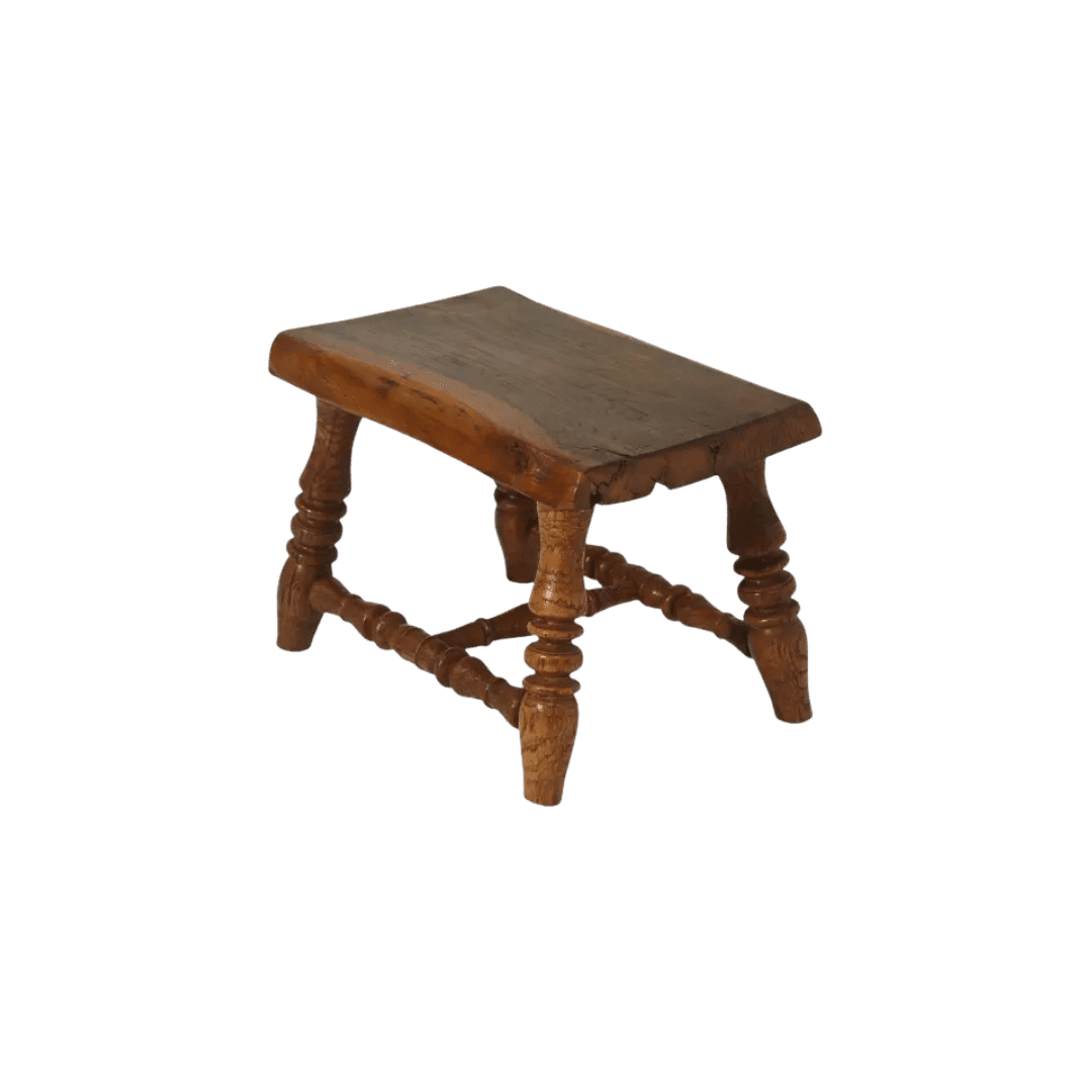 Rustic wooden side table