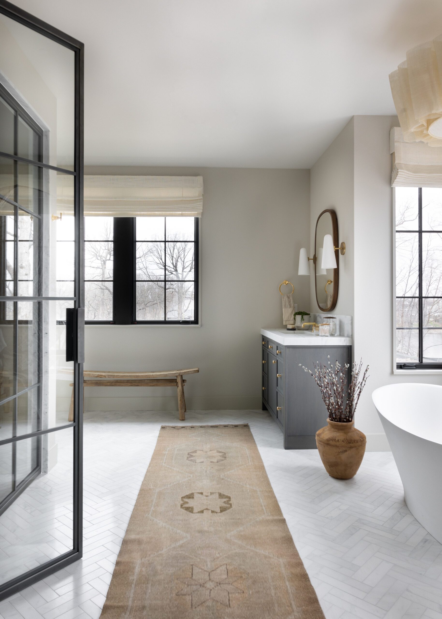 Walk-in bathroom design