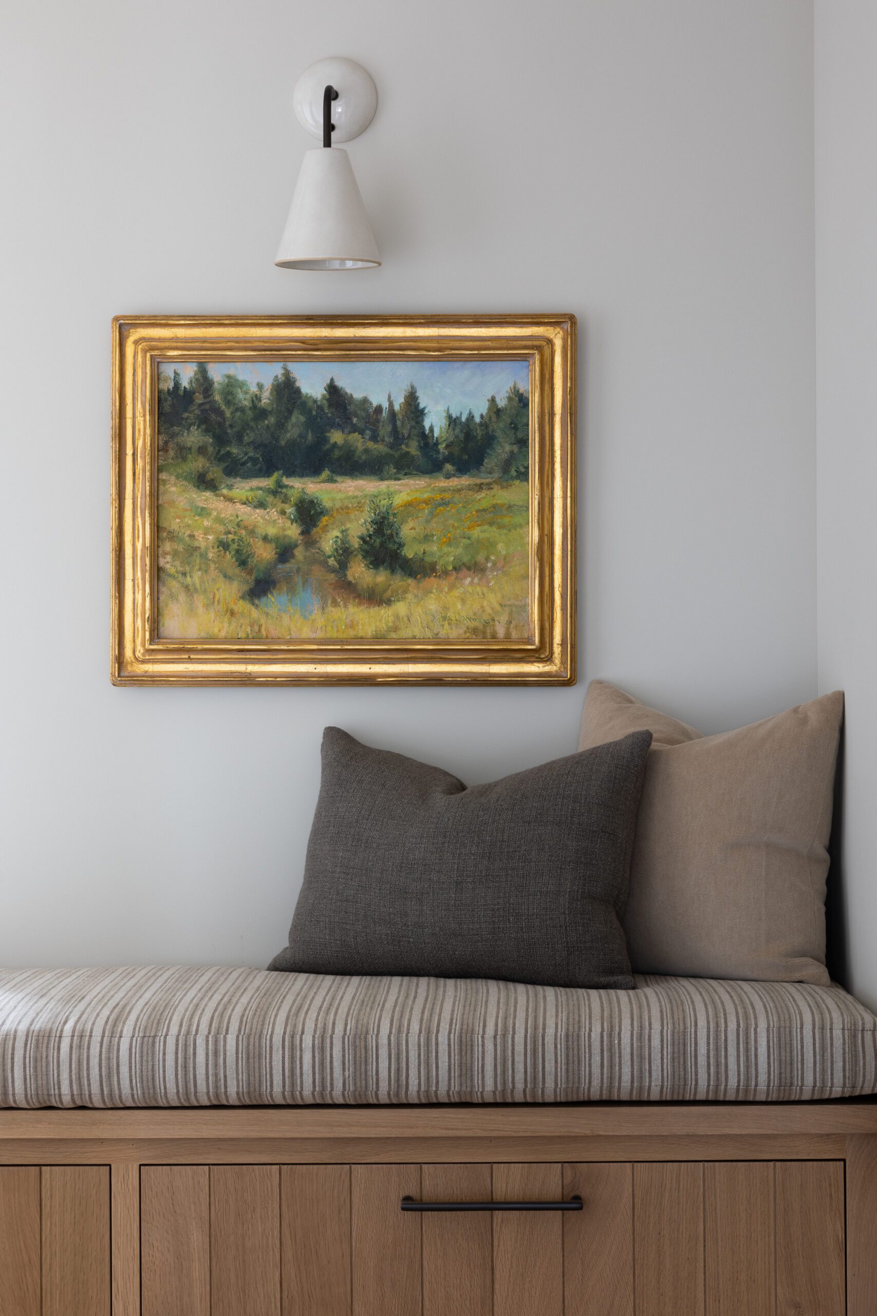 Art vignette near entryway