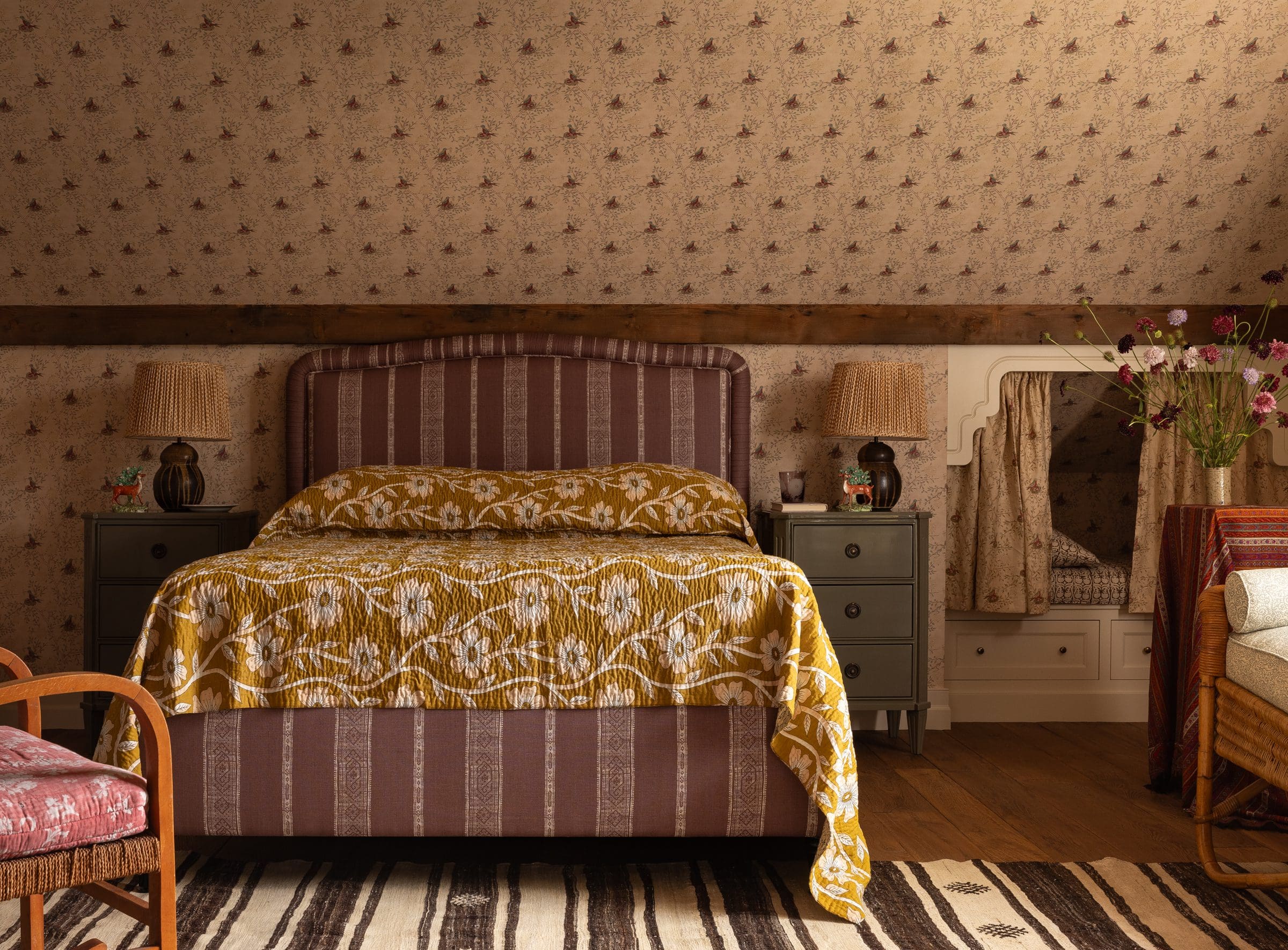 Patterned bedroom inspiration