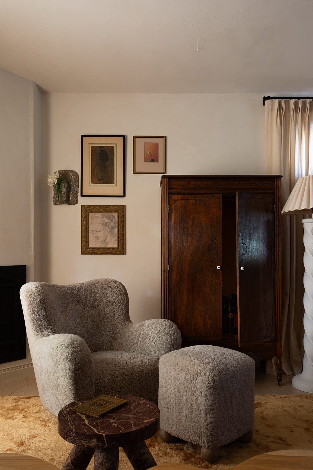 Living room details armoire