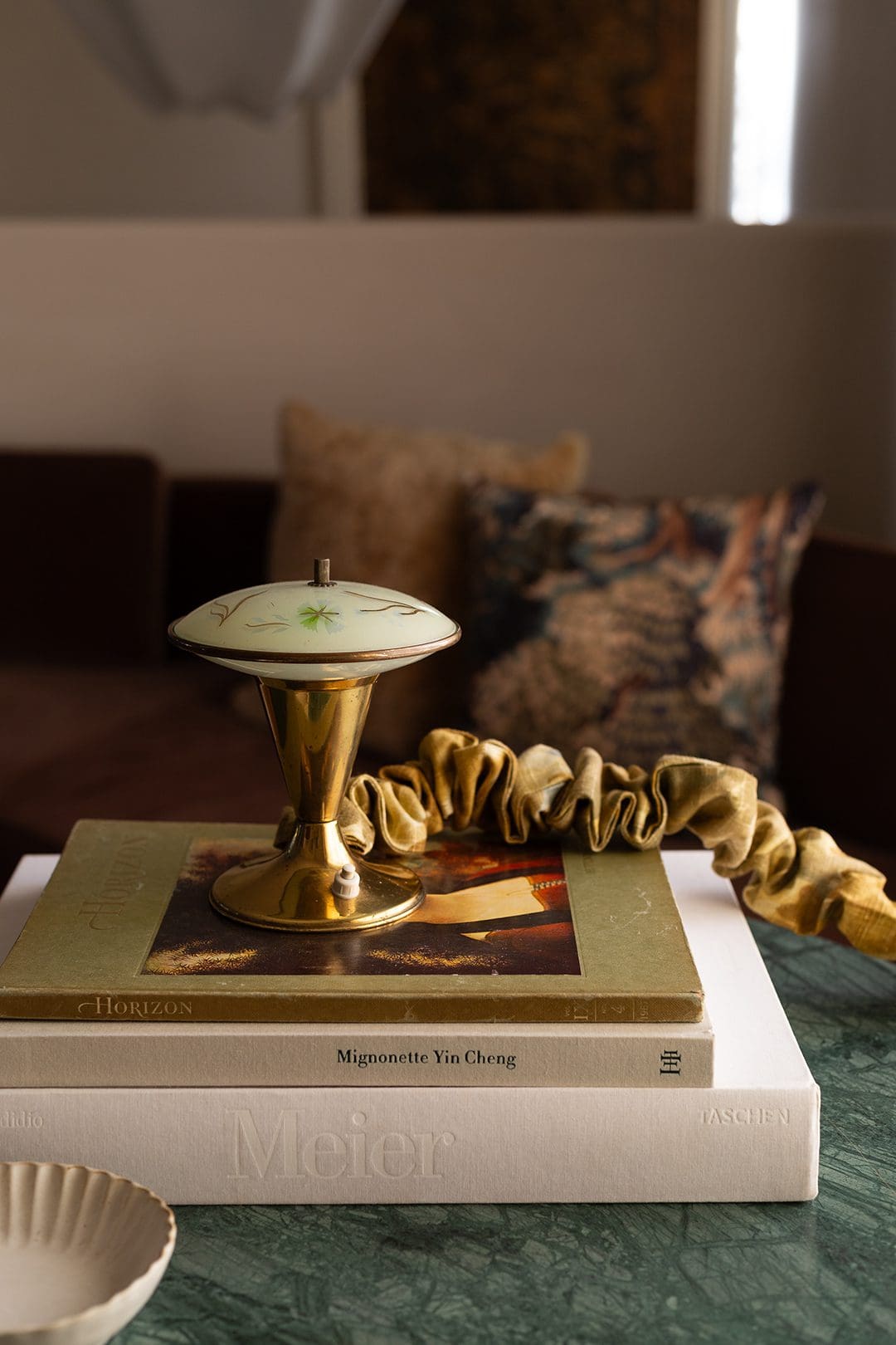 Coffee table styling details