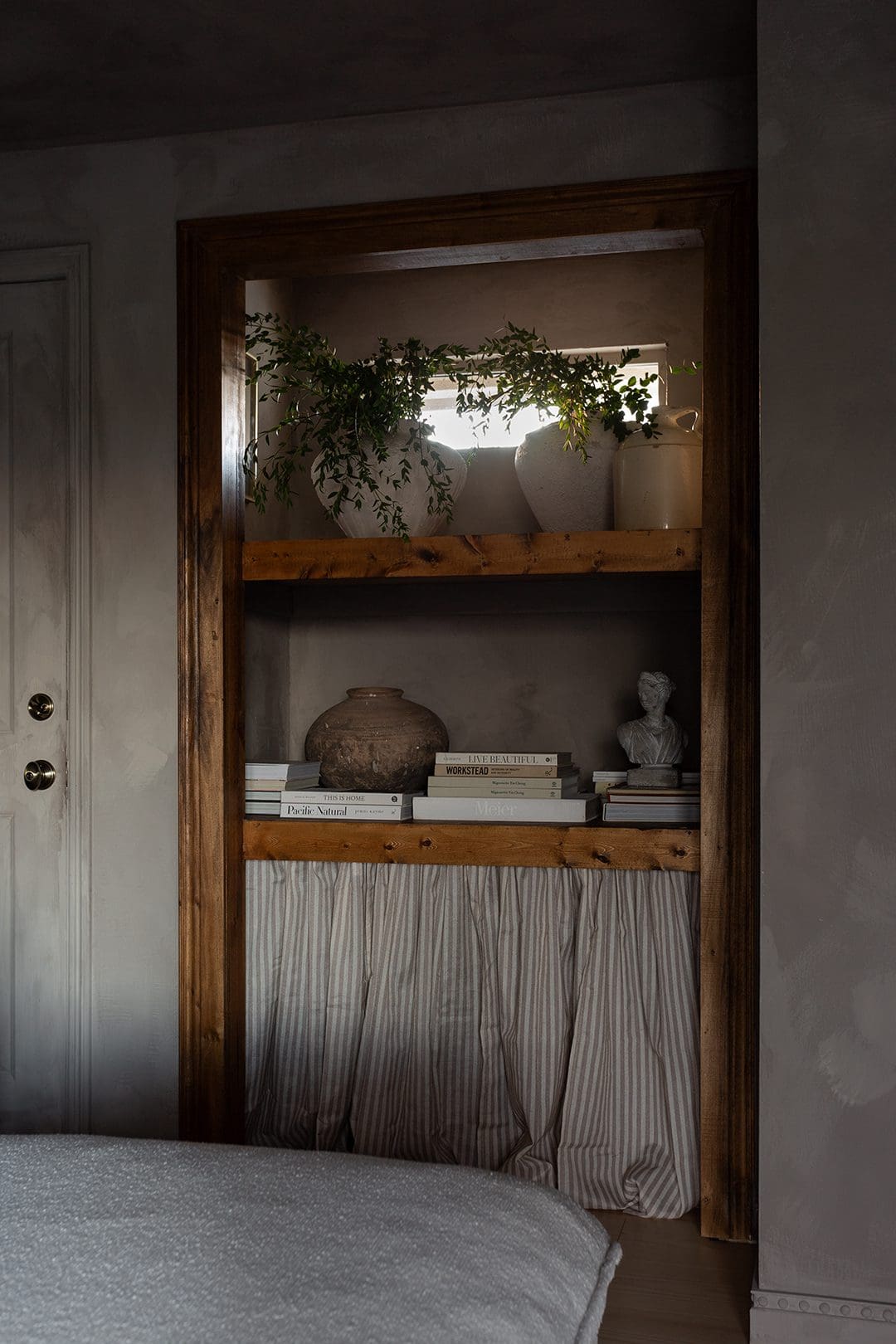 Linen curtains entertaining room