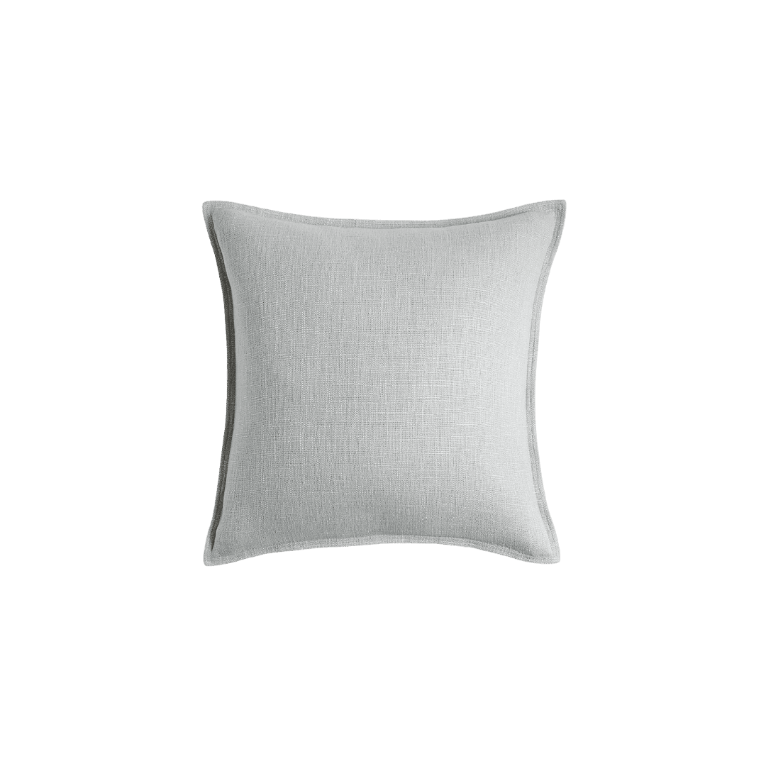 Light blue gray throw pillow