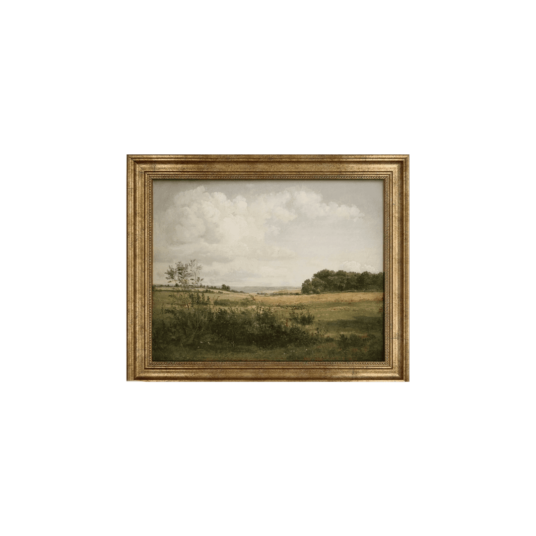 Vintage gold framed artwork