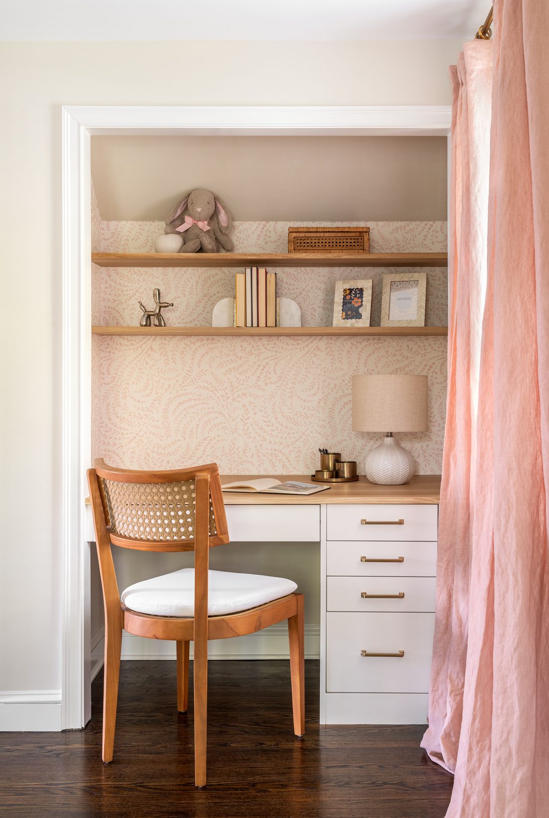 Children's writing nook