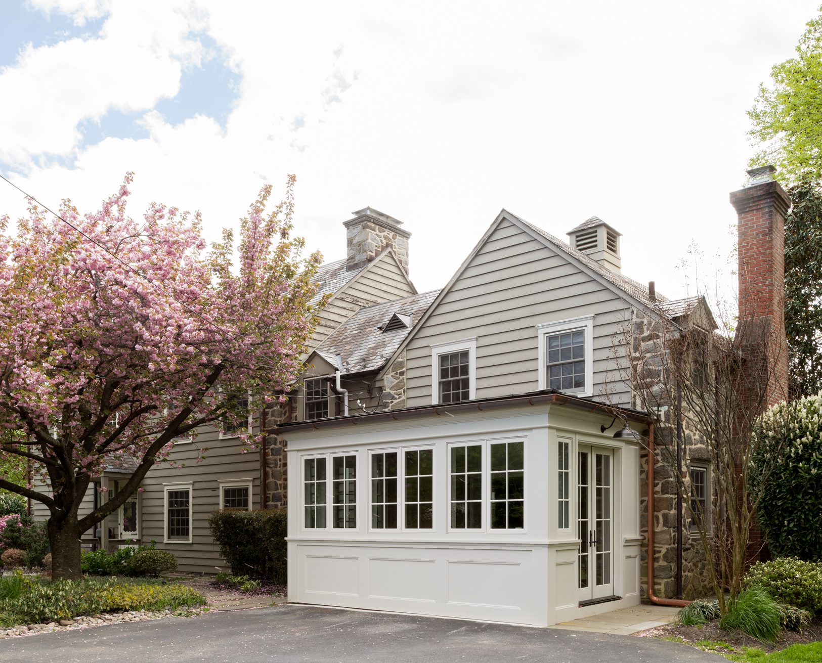 Exterior home addition