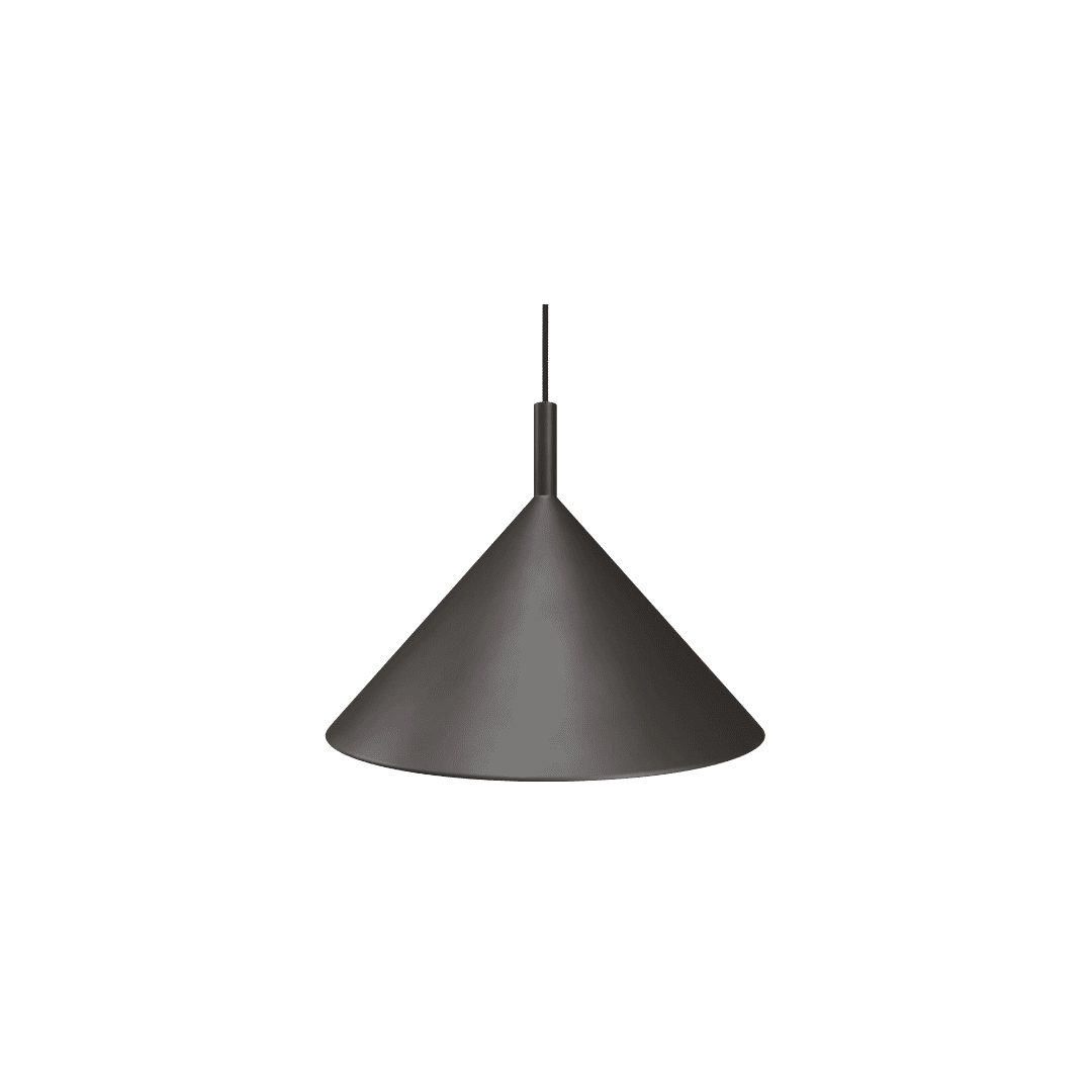 Black matte pendant light fixture