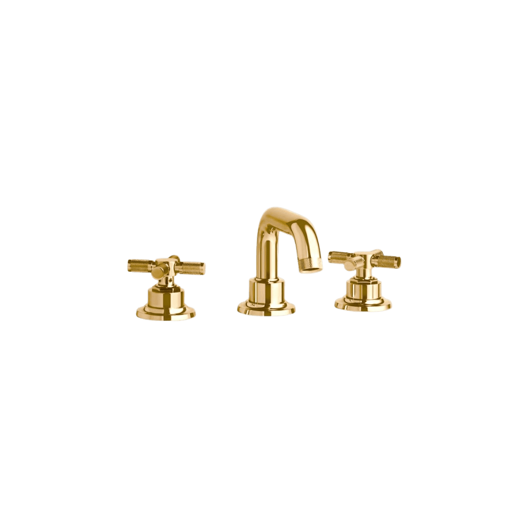 Brass bathroom faucet
