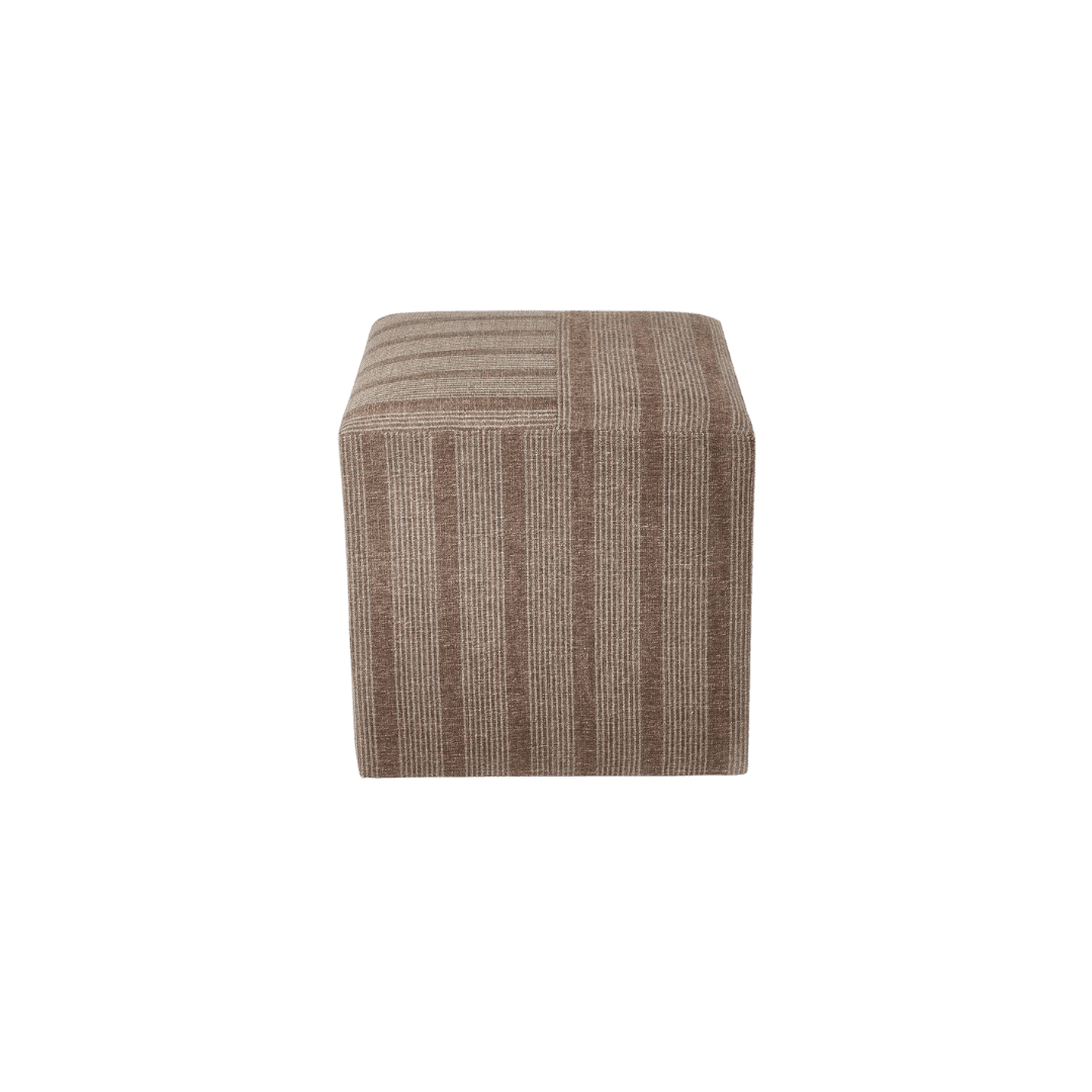 Square upholstered ottoman