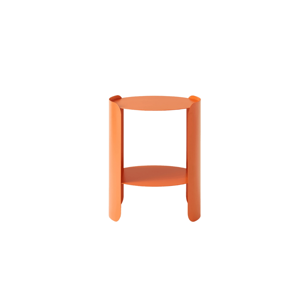 Orange side table