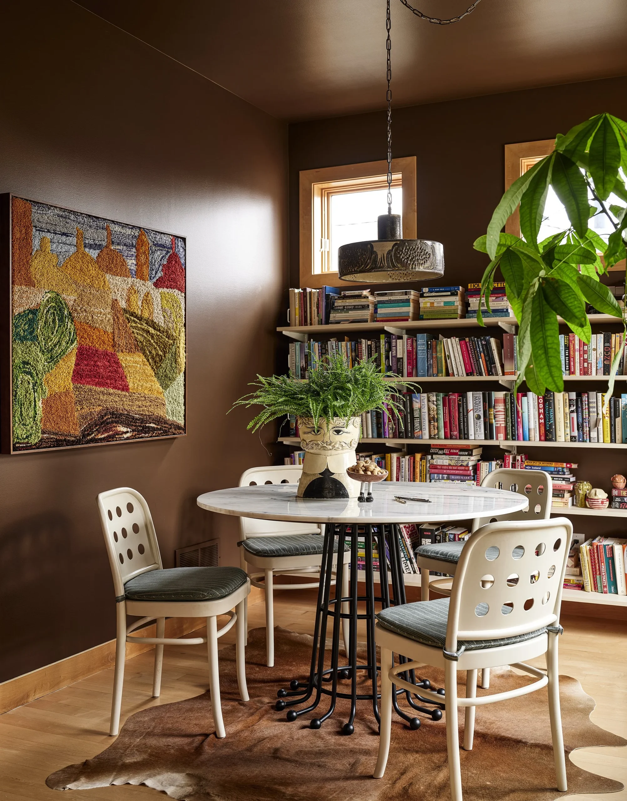 Heather Peterson Design Minneapolis interior design color drench room