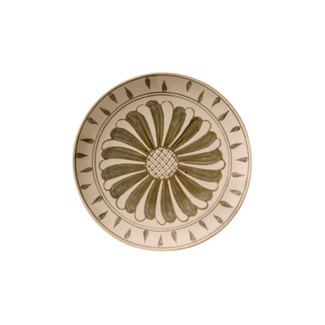 Pierce & Ward floral plate