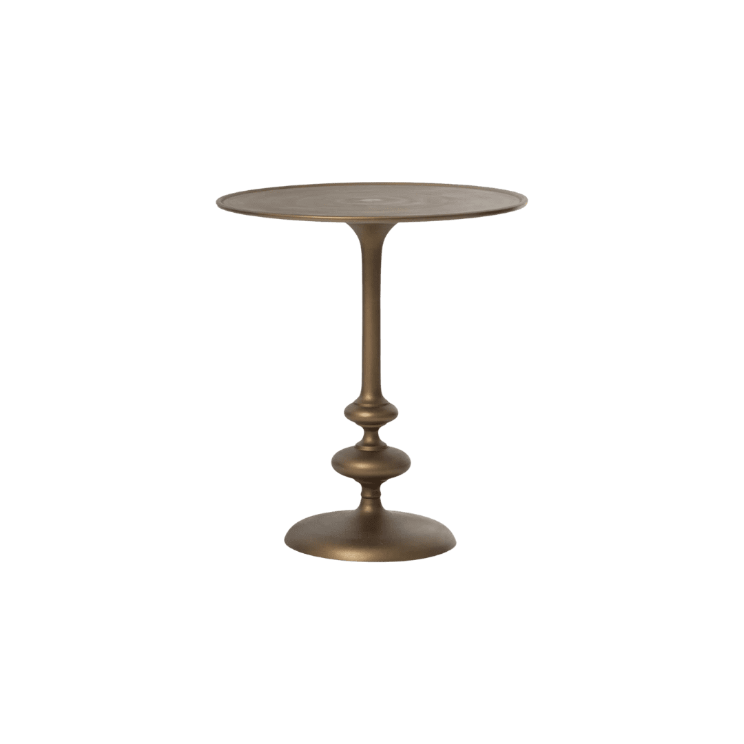 Bronze end table